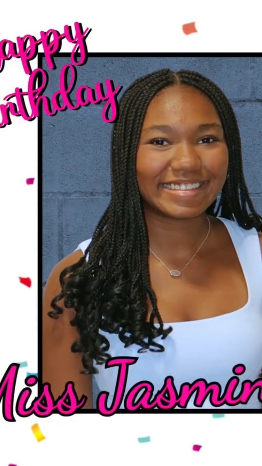 🎈HAPPY BIRTHDAY TO ONE OF OUR PHENOMENAL STUDENT TEACHERS, MISS JASMINE!! WE HOPE YOU HAVE A WONDERFUL DAY 🥳🎂🎁