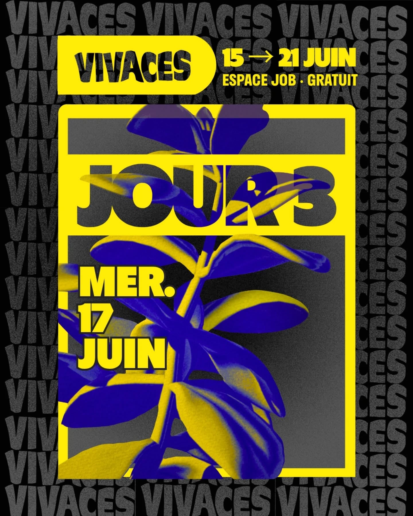 3è soirée --> les Vivaces poursuivent leur exploration des multiples façons de faire de la musique : sur scène,
📍 Espace JOB · Toulouse
🕕 18h00 · Atelier Ados Multi-styles · Groupe 2
Direction : Théo Levis
🎟 Entrée libre · Patio
🕖 19h00 · DJ Set avec Thomas Delafosse (Campus FM)
Un set aux couleurs house et électroniques pour ouvrir la soirée en douceur.
🎟 Entrée libre · Patio
🕗 20h00 · Restitution FP1 · Atelier 2
🎟 Gratuit sur réservation · Salle JOB
👉 Réservation via music-halle.com/agenda
Avec :
• Louis Gabaud · guitare
• Hélène Kermorgant · clarinette
• Chloé Plat · chant
• Tom Rousselet · trompette
• Clara Schmitt · piano
🕘 21h00 · DJ Jam House avec Dan Fost (Campus FM)
Un set house chaleureux et groovy, ouvert aux musicien·nes qui souhaitent venir improviser et jammer en acoustique.
🎟 Entrée libre · Patio
🕙 22h00 · Restitution FP1 · Atelier 1
🎟 Gratuit sur réservation · Salle JOB
👉 Réservation via music-halle.com/agenda
Avec :
• Alexandre Lesage · guitare
• Lou Ferry Pelz · chant
• Léo Pitout · basse
• Léontine Pragnère · piano
• Vincent Raymond-Clergue · saxophone
• Joris Vieira · batterie
🍻🍴 Bar et restauration sur place par @chez_ary
🎟 Entrée libre pour l'atelier ados et les DJ Jam House
🎟 Les restitutions de Formation Professionnelle sont gratuites sur réservation, dans la limite des places disponibles.