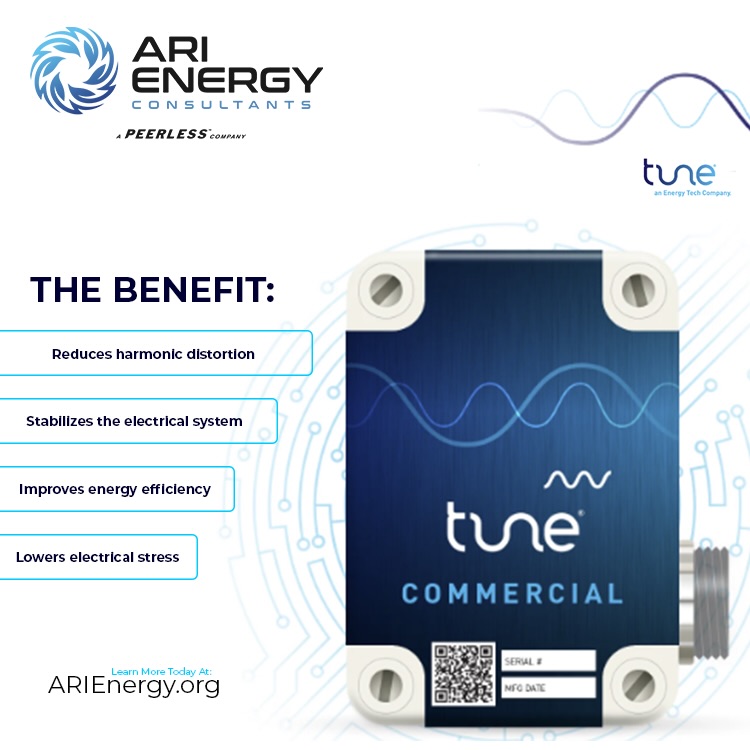 Power quality issues like Total Harmonic Distortion (THD) can quietly drive-up energy costs and reduce equipment performance. The Tune® Program from ARI Energy Consultants helps businesses take control by correcting harmful electrical harmonics, improving system efficiency, lowering energy consumption, and extending equipment life. The result? Reduced operating costs, improved reliability, and a more efficient electrical system. See the difference Tune® can make for your facility and start saving energy today.
Learn more at ARIEnergy.org
#ARIEnergy #TuneProgram #EnergyEfficiency #EnergySavings #PowerQuality THD CommercialEnergy IndustrialEnergy Sustainability ReduceEnergyCosts ElectricalEfficiency SmartEnergySolutions