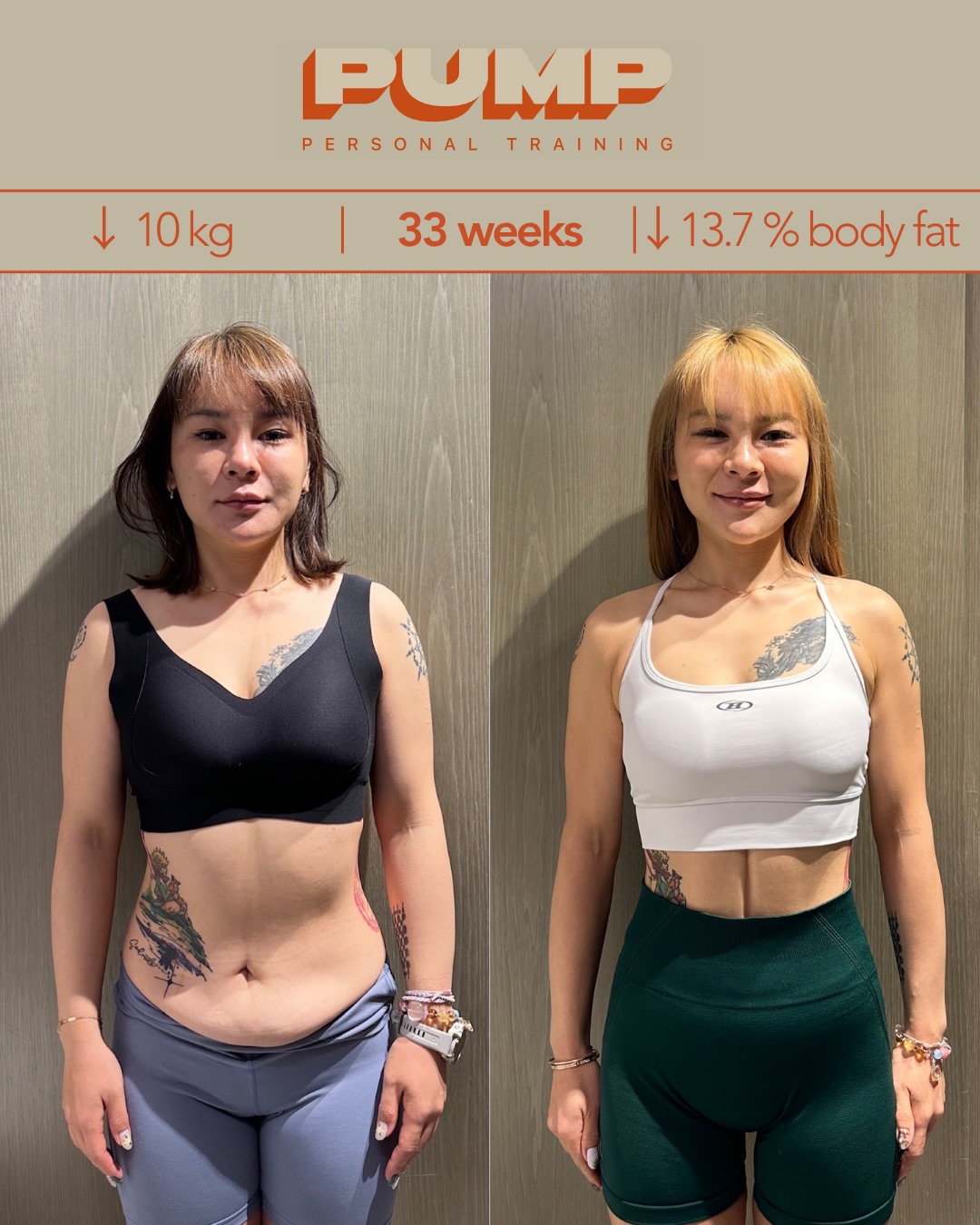 唔靠盲目節食,照樣狂減 10kg 兼 13.7% 體脂!Yan 成功打破暴食惡性循環,用 33 星期完美逆襲,解鎖極致緊緻嘅健美體態!
Proof you don’t have to starve yourself to get shredded. Yan completely broke free from a toxic cycle of restriction and binge eating to drop 10kg and cut her body fat by over 13% in just 33 weeks!
🔸𝗙𝗿𝗼𝗻𝘁 正面
正面視覺對比超震撼!原本微胖、鬆弛嘅下腹完全變平,仲練出非常精緻立體嘅馬甲線同腹肌線條,連雙肩線條都變得更精實。
The difference is night and day. Stubborn lower belly fat is completely gone, replaced by sharp, defined abs and lean, chiseled shoulders.
🔸𝗕𝗮𝗰𝗸 背面
睇背面就知腰圍足足細咗幾圈!整個背部贅肉完全消失,上背同後肩肌肉線條輪廓完美浮現,體態顯得極其俐落。
Her waist has visibly shrunk. All upper back fat has vanished, revealing clean muscle definition across her lats and shoulders.
🔸𝗦𝗶𝗱𝗲 側面
側面睇整個厚度大減!下腹完全收緊貼服,手臂線條變得緊緻有型,整體身形比例顯得更加挺拔、充滿自信。
An incredible reduction in overall depth. Her core is completely flat and locked in, her arms are tight and toned, and her posture radiates pure confidence.
𝗔𝗖𝗧 𝗡𝗢𝗪 立即行動
你都想停止折磨自己身體,用最健康、不反彈嘅方式真正重塑體態?立即點擊 Bio 連結,預約 PUMP 嘅免費諮詢!
Ready to stop punishing your body and start transforming for good? Click the link in our bio to book your free PUMP consultation today!
#PumpPT #PUMPTransformation #PersonalTrainingHK