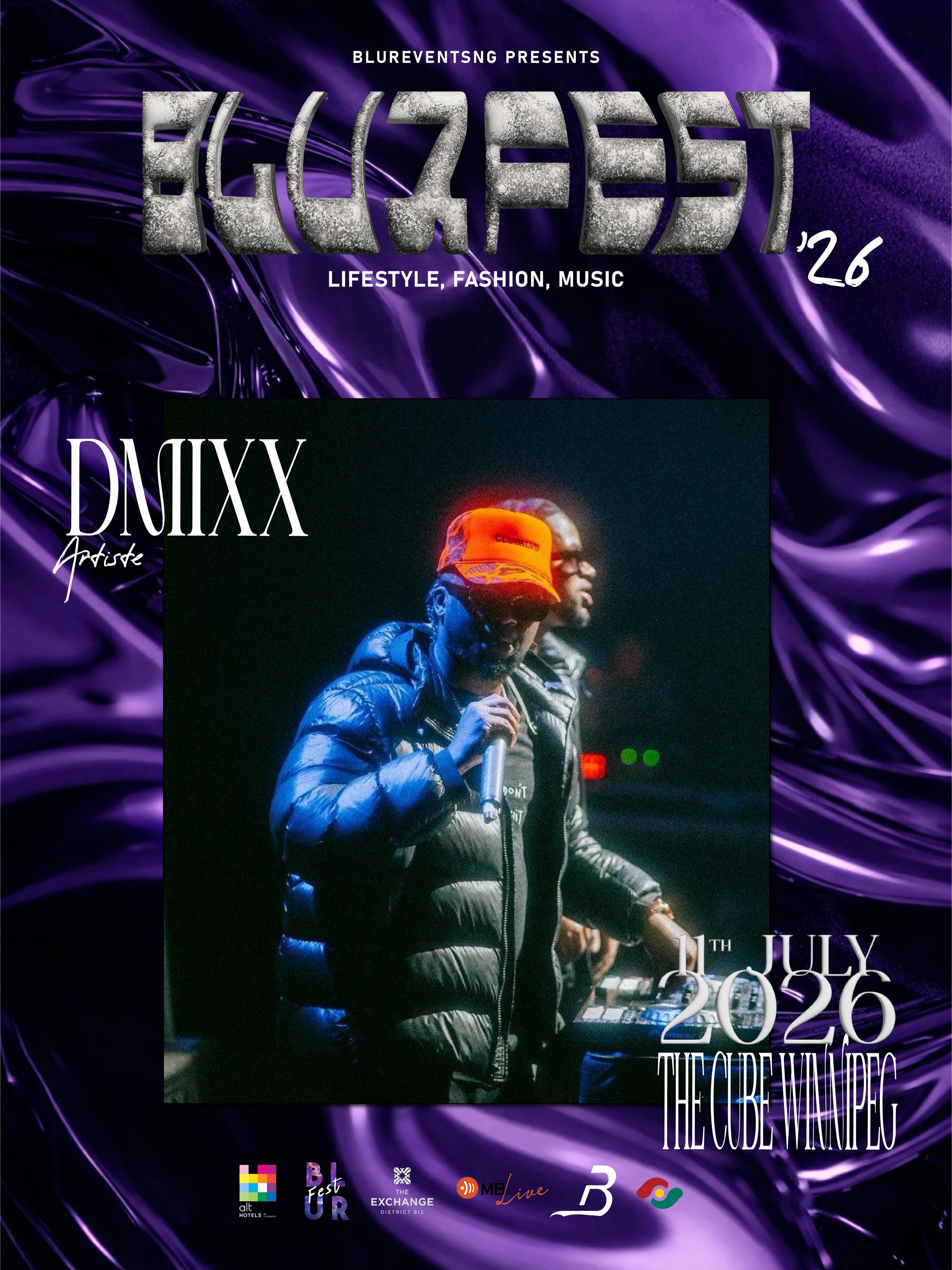 @dmiixx Performing Live at BLURFEST ON THE 11th of July