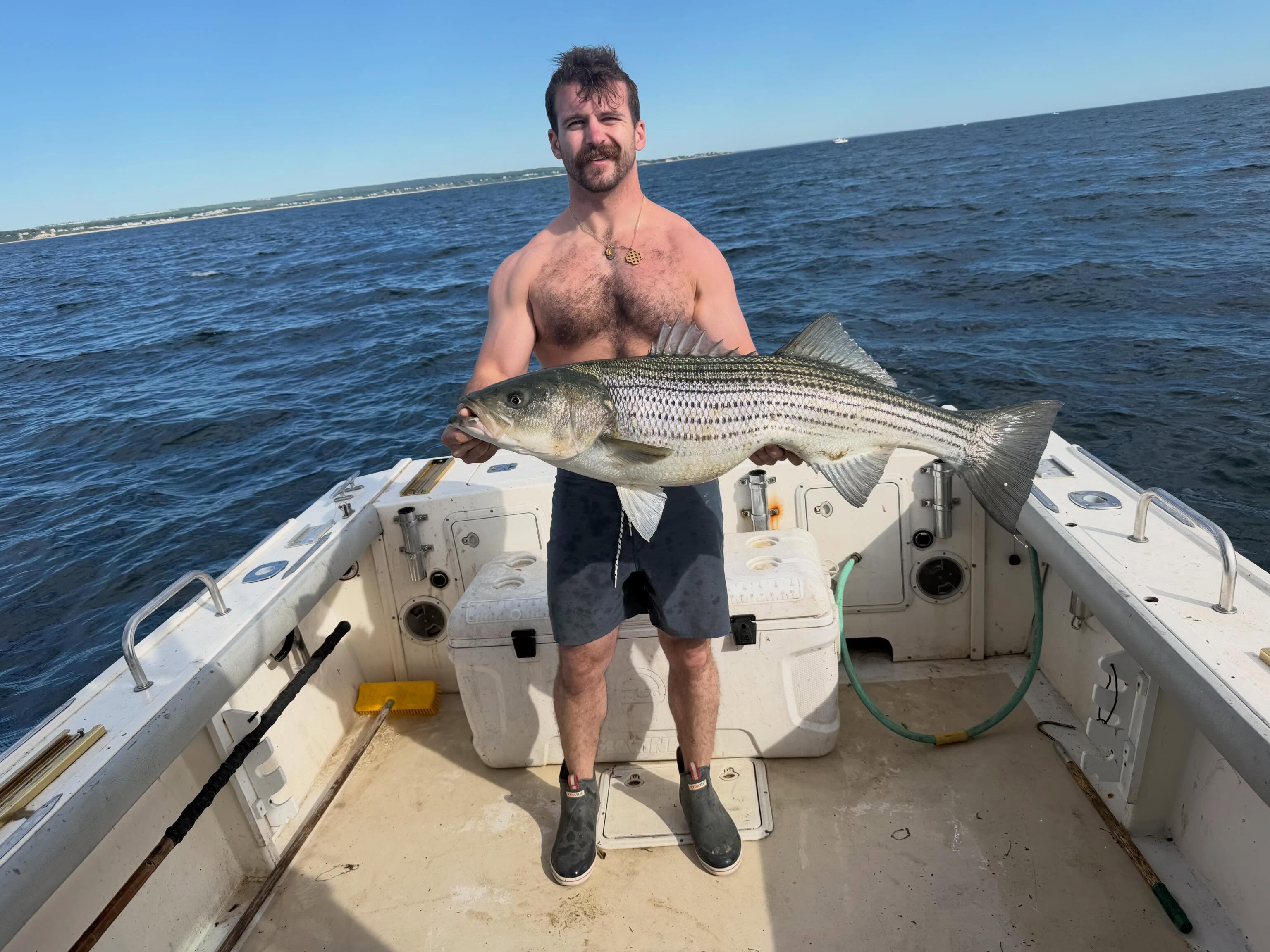 Stripers are running, my mustache is thick, my chest hair is luscious, Could this be the start of a whiteboy summer?
