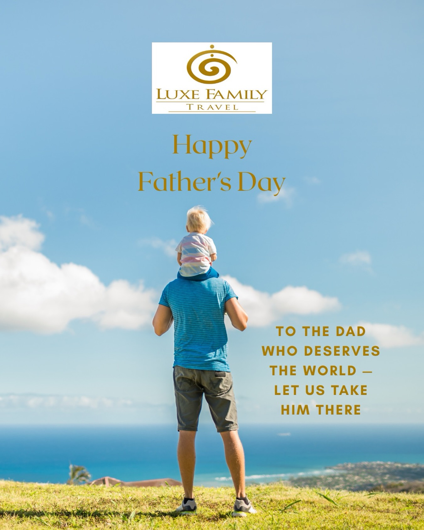 Happy Father’s Day to the dads who turn family holidays into lifelong memories.
From early-morning adventures and beachside laughs to exploring new destinations together, thank you for making every journey extraordinary. Here’s to the fathers who inspire curiosity, create unforgettable moments, and show us that the best luxury is time spent with the people we love.
Wishing all fathers a wonderful Father’s Day filled with love, laughter, and new adventures #HappyFathersDay #FathersDay #LuxuryTravel #FamilyTravel #LuxuryFamilyTravel