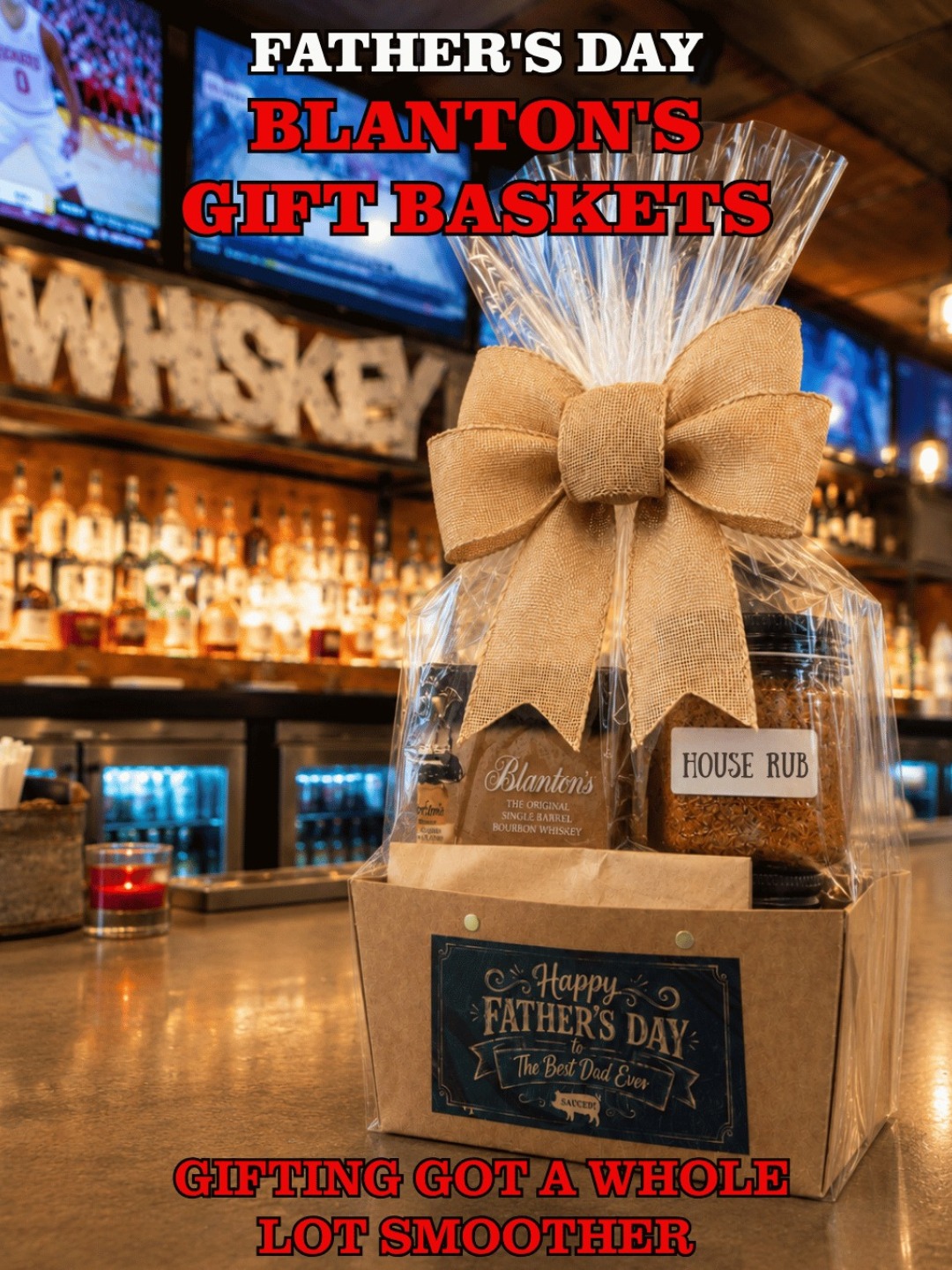 🥃🔥 Skip the tie. Forget the socks. Dad deserves something a little smoother this year. 😎
Grab a Blanton's/Sauced Gift Basket loaded with:
🥃 Sauced Barrel Select Blanton's
🎁 $100 Sauced Gift Card
🍖 Signature BBQ Sauces
🌶️ All-Purpose Rub
Choose your size:
▪️ 375 mL — $175
▪️ 750 mL — $225
Available for pickup only with 24-hour advance notice. 📞 Order now: 714-639-9104.
🔥 Make Father's Day legendary—one sip and one bite at a time at @saucedbbq.
#stadiumpromenade #letseatoc #saucedbbqandspirits #fathersdaygift #bbqlovers