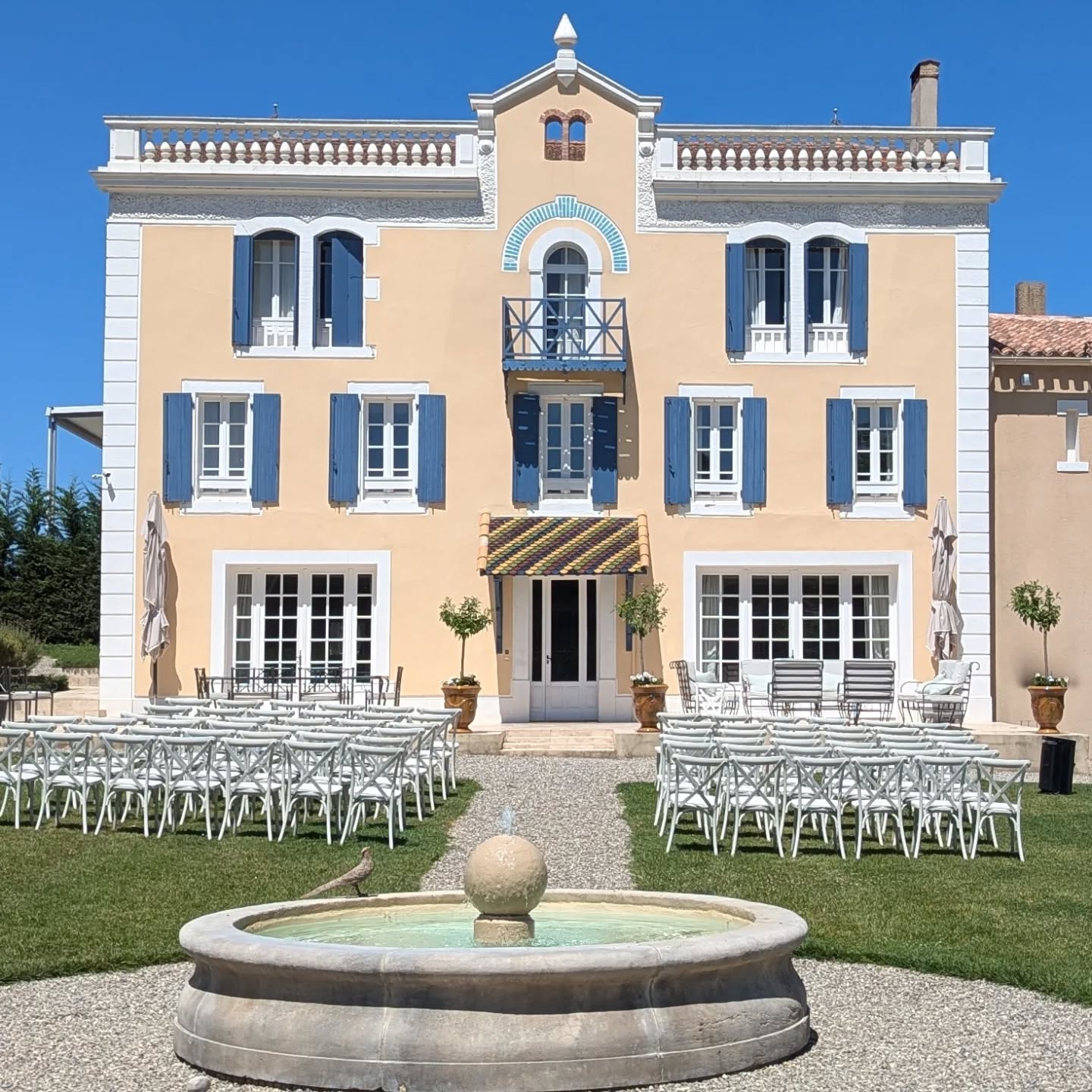 Today's venue, the beautiful Chateau Canet 😎