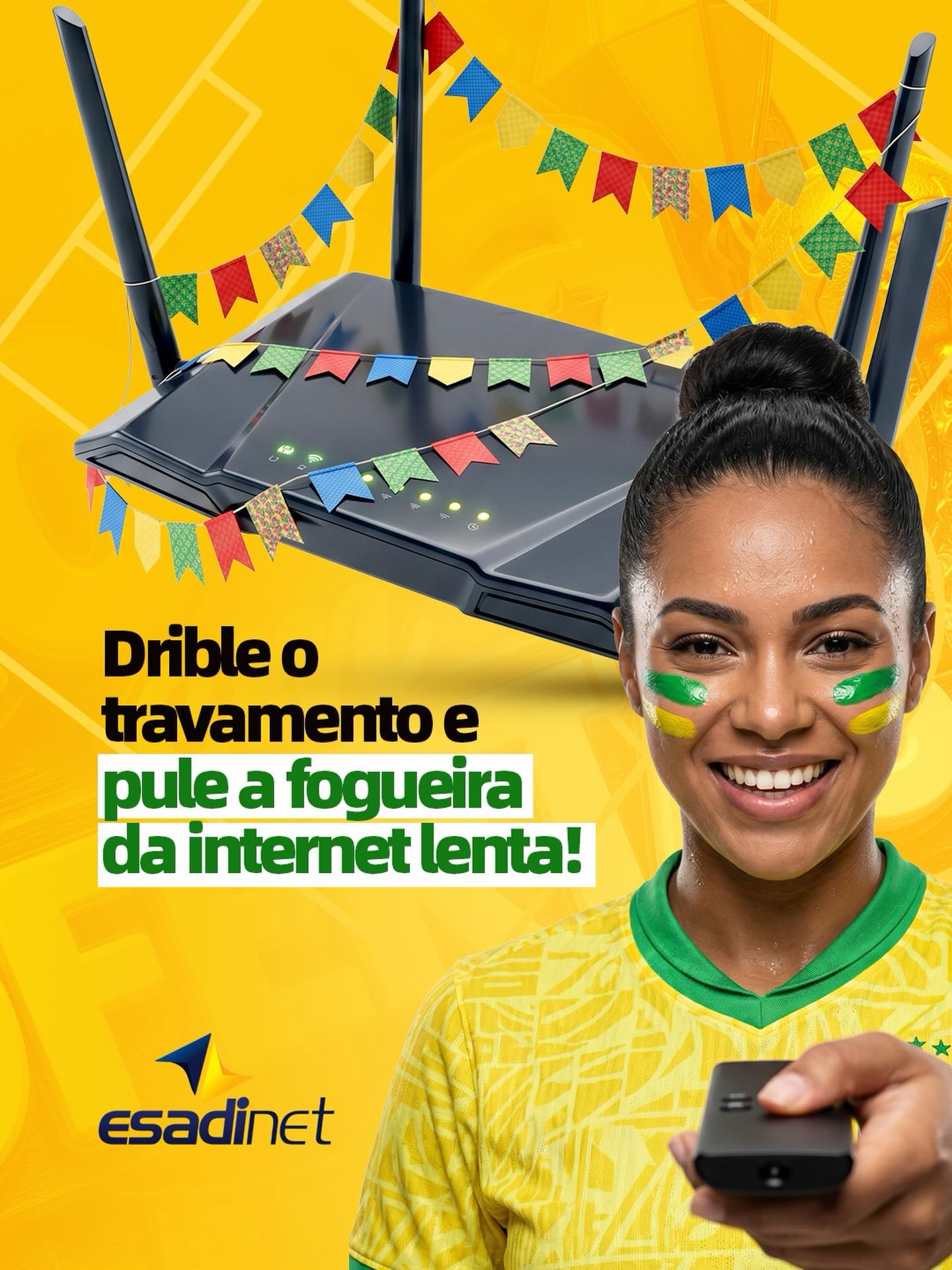 INTERNET BOA É ASSIM: sem travar na melhor parte da festa.
Com a Esadinet, você assiste, joga, trabalha e navega com velocidade de verdade.
Drible a internet lenta e aproveite cada momento sem estresse.
Chama no direct e venha para a conexão que não te deixa na mão.
#Esadinet #InternetFibra #SãoJoão #InternetRápida #FibraÓptica ConexãoDeQualidade InternetSemTravar