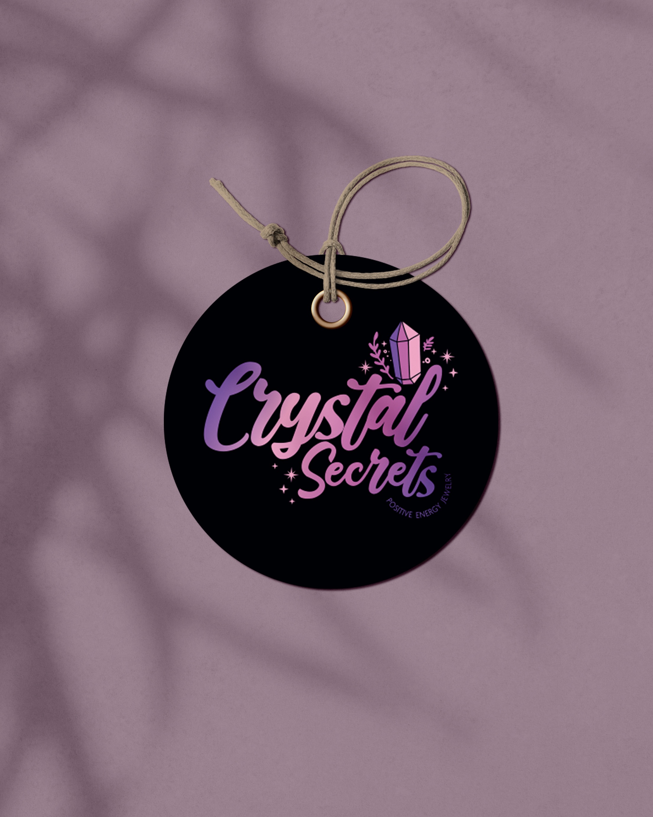 This is a logo I designed for Crystal Secrets a few years ago. #tbt