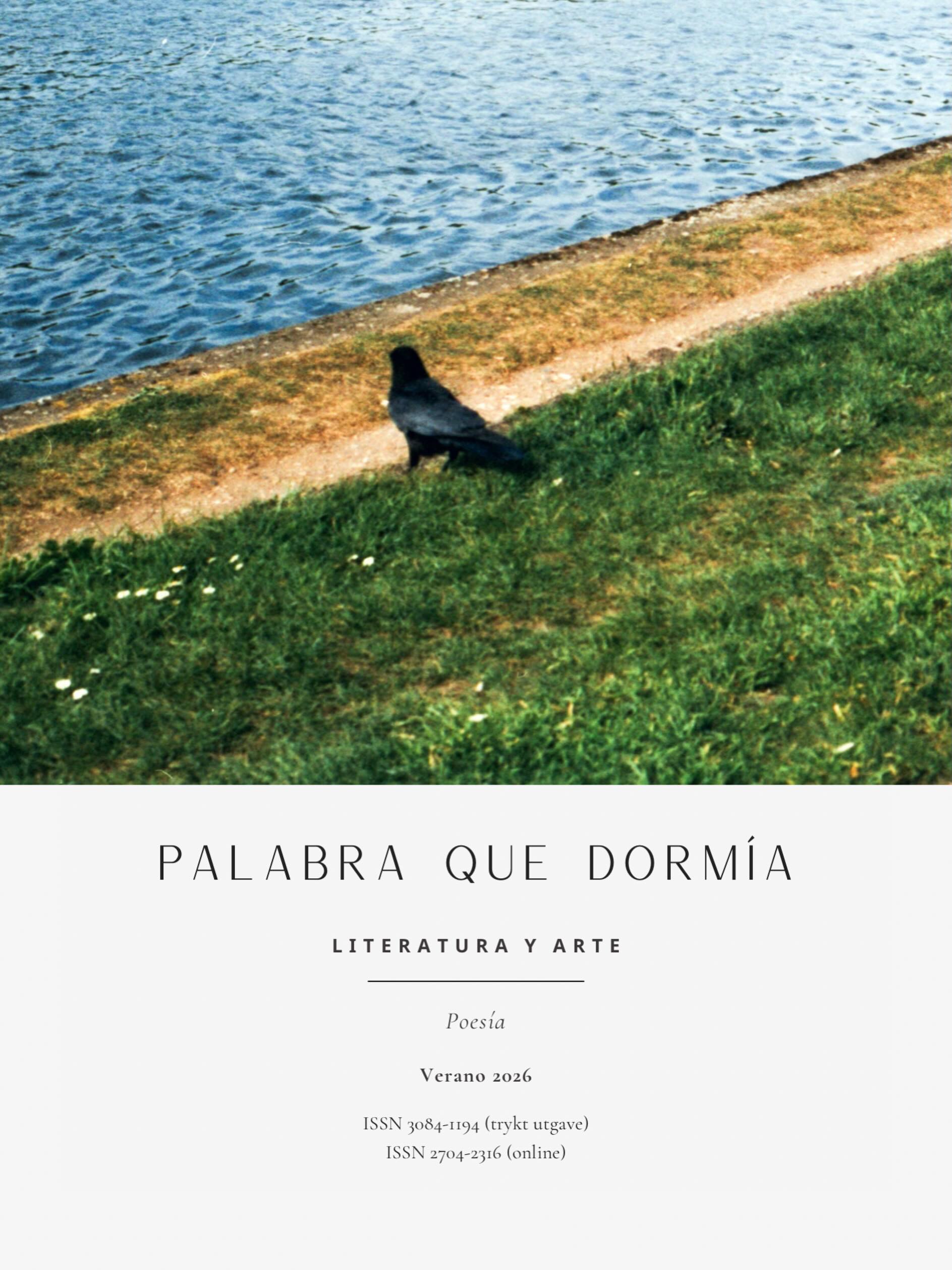 Presentamos nuestra portada de verano 2026, fotografía Emiliano Figueroa Romero @___reincarnated
En la orilla donde el agua conversa con la luz,
una sombra alada guarda el secreto de la estación.
No mira al lector: mira el horizonte,
como si escuchara una palabra antigua
que aún no ha terminado de despertar.
El verano aparece aquí sin estridencias.
Es la hierba que resiste el sol,
el sendero que bordea la memoria,
el río que sigue diciendo lo mismo
con una voz siempre distinta.
La figura oscura del ave —vigía, signo, presagio—
parece custodiar ese instante suspendido
en que la naturaleza y el lenguaje se reconocen.
Porque toda poesía nace así:
de una mirada detenida frente al mundo,
de un silencio que poco a poco encuentra su nombre.
Palabra que dormía abre sus páginas desde esa calma.
El agua fluye, el verano respira, el ave espera.
Y en el centro de la escena, invisible pero presente,
una palabra despierta.
En amistad poética
@araceligutierrezolivares Directora @palabraquedormia
@jorgedotsaldana Presidente @fundacionalambiqueparalapoesia
