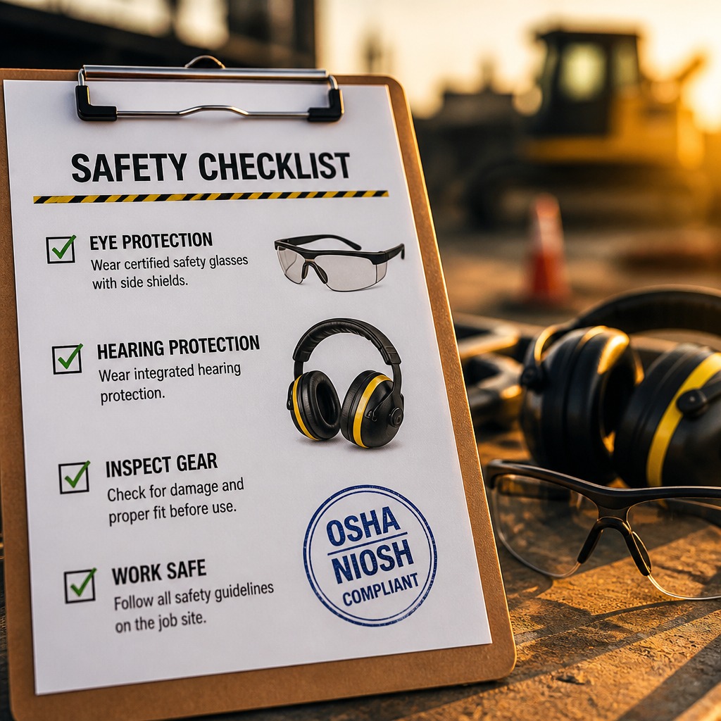 Keeping your crew safe doesn’t have to be complicated. Here’s a quick PPE checklist you can use today: 1) Certified safety glasses for impact protection; 2) Integrated hearing protection for noisy jobs; 3) High-visibility vests for traffic or low-light sites; 4) Durable gloves matched to the task. Choose compliant gear from trusted manufacturers to cut liability and downtime — we’ve got the range to help. Link in bio 👷♀️🔒✅
Which item do you need right now? Tell us below and we’ll help you pick the best option. #WorkplaceSafety #PPE #SmallBusinessSafety #SafetySupplies #OSHAReady #JobsiteSafety #SafetyFirst #ProtectYourTeam