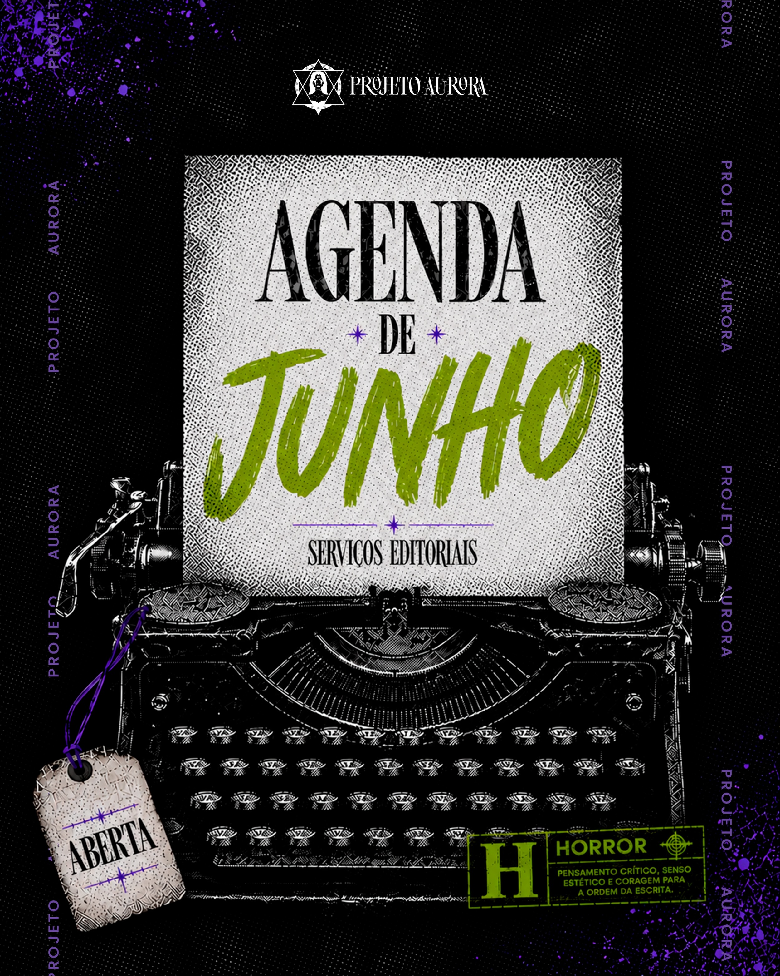 🌙✨ As velas foram acesas, os grimórios estão abertos e os astros já sussurram os próximos projetos.
A agenda de serviços editoriais do Projeto Aurora para junho está oficialmente aberta. Se o seu manuscrito precisa de revisão, preparação, leitura crítica, mentoria, diagramação, este é o momento de lançar seu encantamento.
As vagas são limitadas e costumam desaparecer tão rápido quanto névoa ao amanhecer.
📜 Entre em contato e reserve seu espaço no círculo.
#ServiçosEditoriais #RevisãoTextual #LeituraCrítica #PreparaçãoDeTexto #autoresbrasileiros