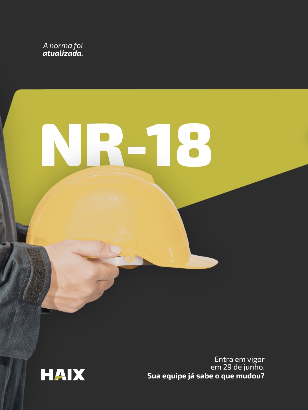 A NR-18 foi atualizada e entra em vigor em 29 de junho.
As mudanças afetam diretamente quem trabalha com andaimes, proteção contra quedas e acesso em altura — ou seja, praticamente toda obra em andamento.
Arraste e entenda o que mudou antes que a fiscalização chegue primeiro.
Fale com os nossos especialistas e garanta que sua operação está atualizada.
#NR18 #segurancadotrabalho #construcaocivil #haixrental #SST