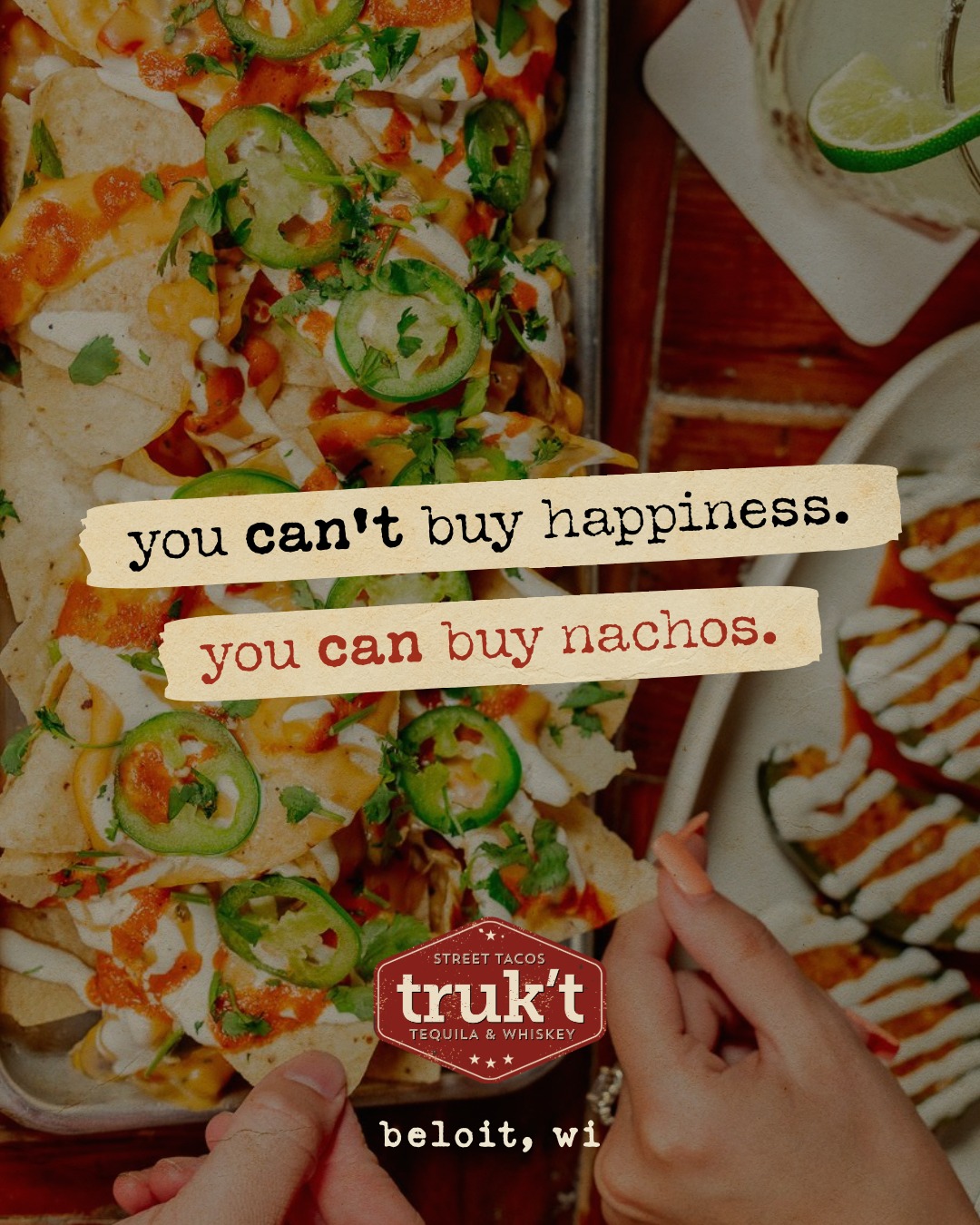 Not saying nachos solve everything.
Just saying we've never seen them make things worse.