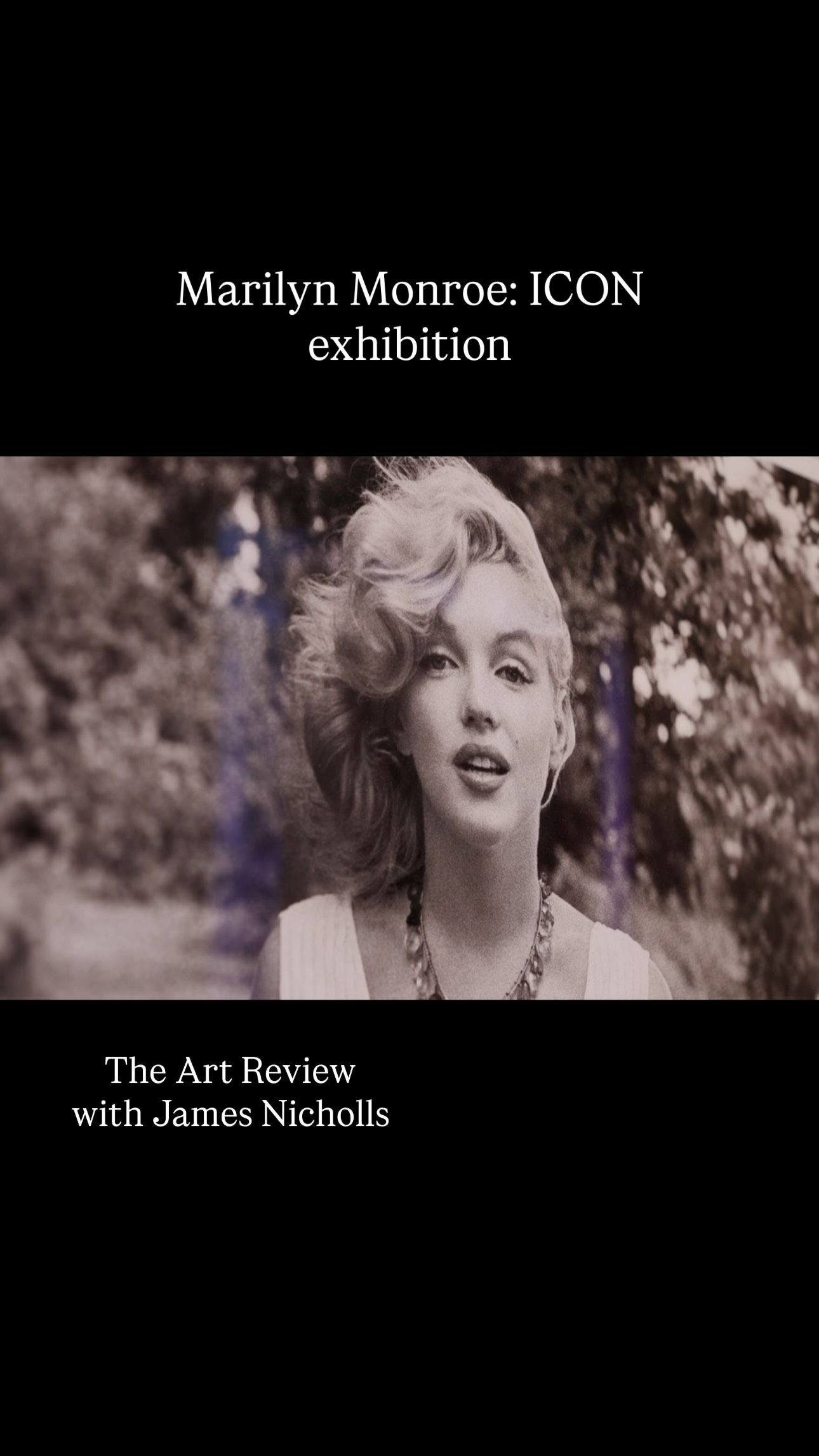 ✨ WHY DOES MARILYN STILL MATTER? ✨
Marilyn Monroe continues to captivate and inspire generations around the world. More than six decades after her passing, she remains as relevant today as ever.
In this segment from an exclusive interview for The Art Review, Carrie Kania, Creative Director of Iconic Images Gallery, reveals the vision behind the 'Marilyn Monroe: ICON' exhibition, bringing together works by some of the most celebrated photographers and artists associated with the legendary star.
An outstanding tribute to an enduring global icon.
📍 Marilyn Monroe: ICON ⭐️ ⭐️ ⭐️ ⭐️ ⭐️
Iconic Images Gallery
16 Waterloo Place, London
Until 4 July
@iconicimagesgallery @james_nicholls_art
'#MarilynMonroe #Marilyn100 #IconicImages #LondonArt #photography