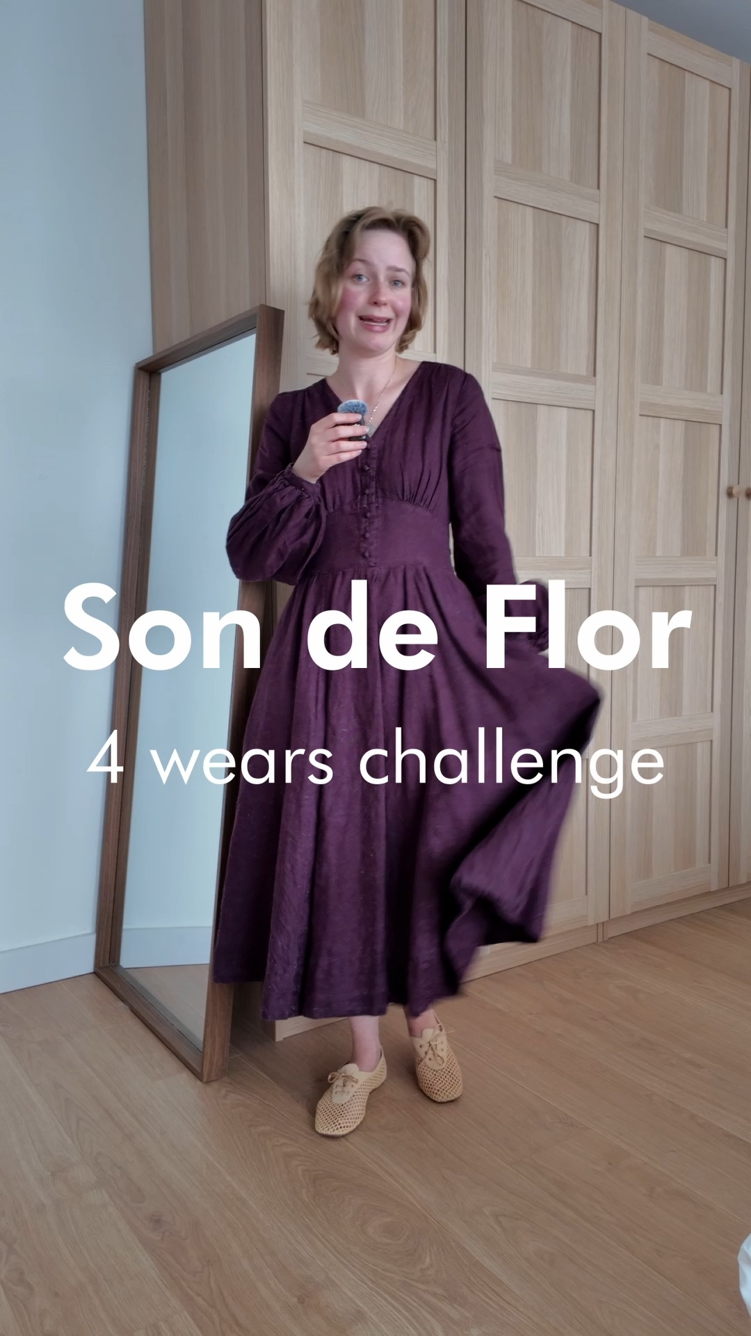 The @sondeflor 4 wears challenge with the Diane dress in Royal grape🍇 Trying to make it work for Summer ☀️
#sondeflor #4wears #sondeflordress #sondeflordianedress #linen #linendress #linenlove