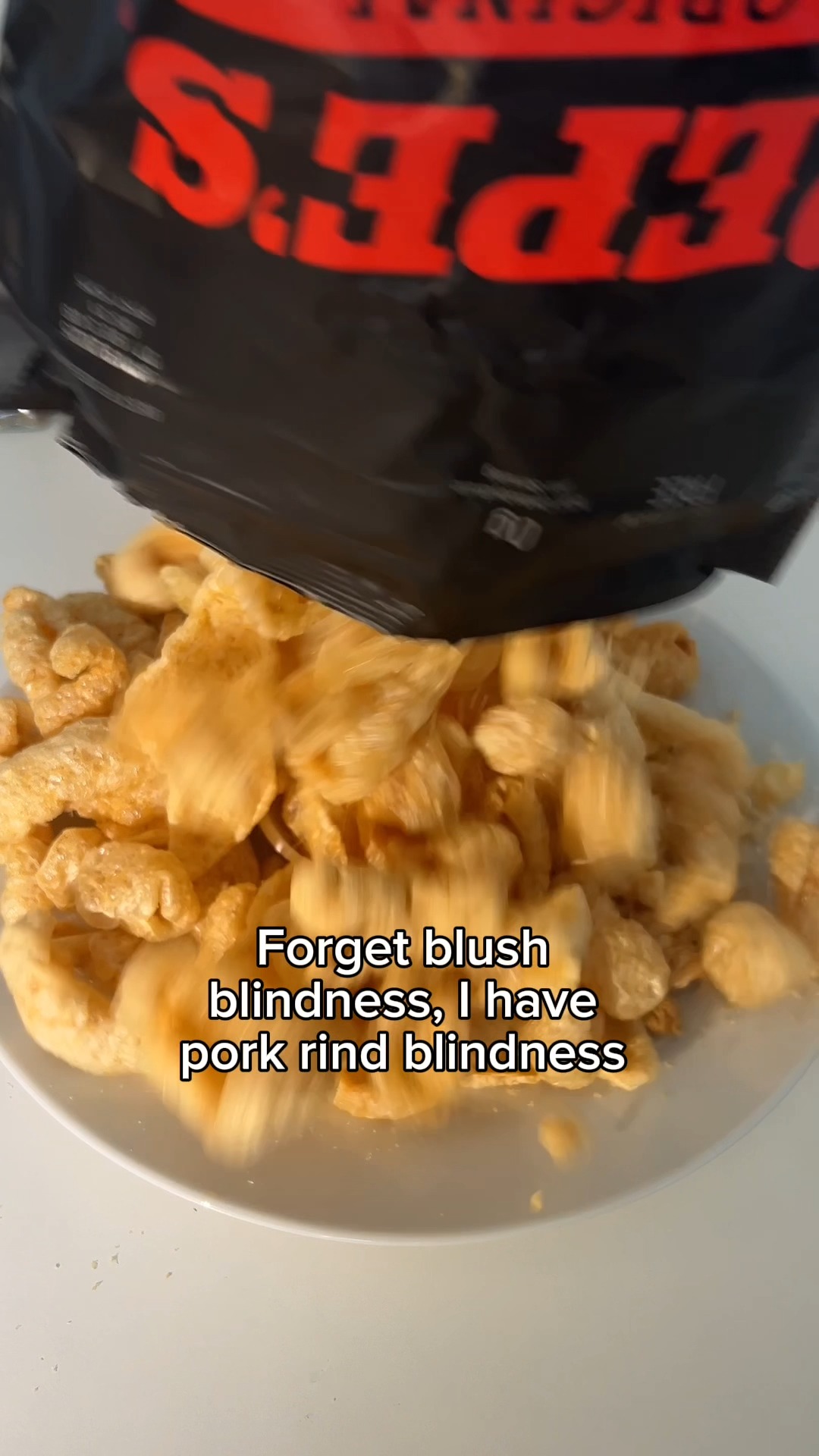 Never enough pork rinds. 🙅♀️
