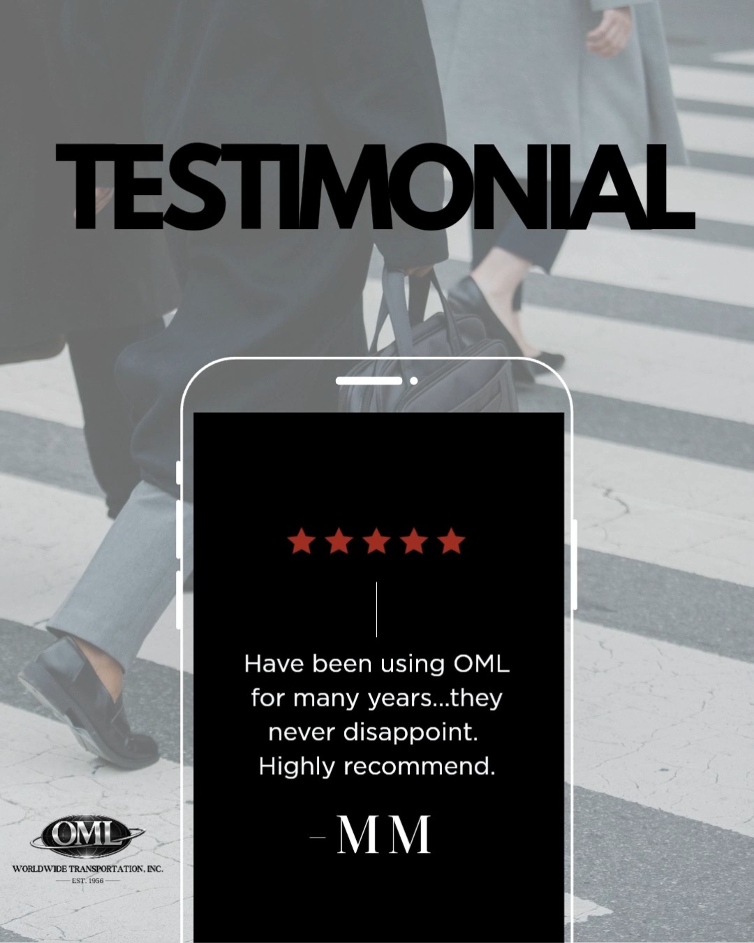Trust is earned one ride at a time.
When a client chooses us year after year, it's a responsibility we never take for granted. From airport transfers and business travel to special occasions and everything in between, our goal is simple: deliver the reliable, professional service our clients deserve every time they ride with us.
Thank you for your continued trust and recommendation. We're honored to be your transportation partner and look forward to serving you for many years to come.
#OMLWorldwide #ClientAppreciation #ProfessionalTransportation