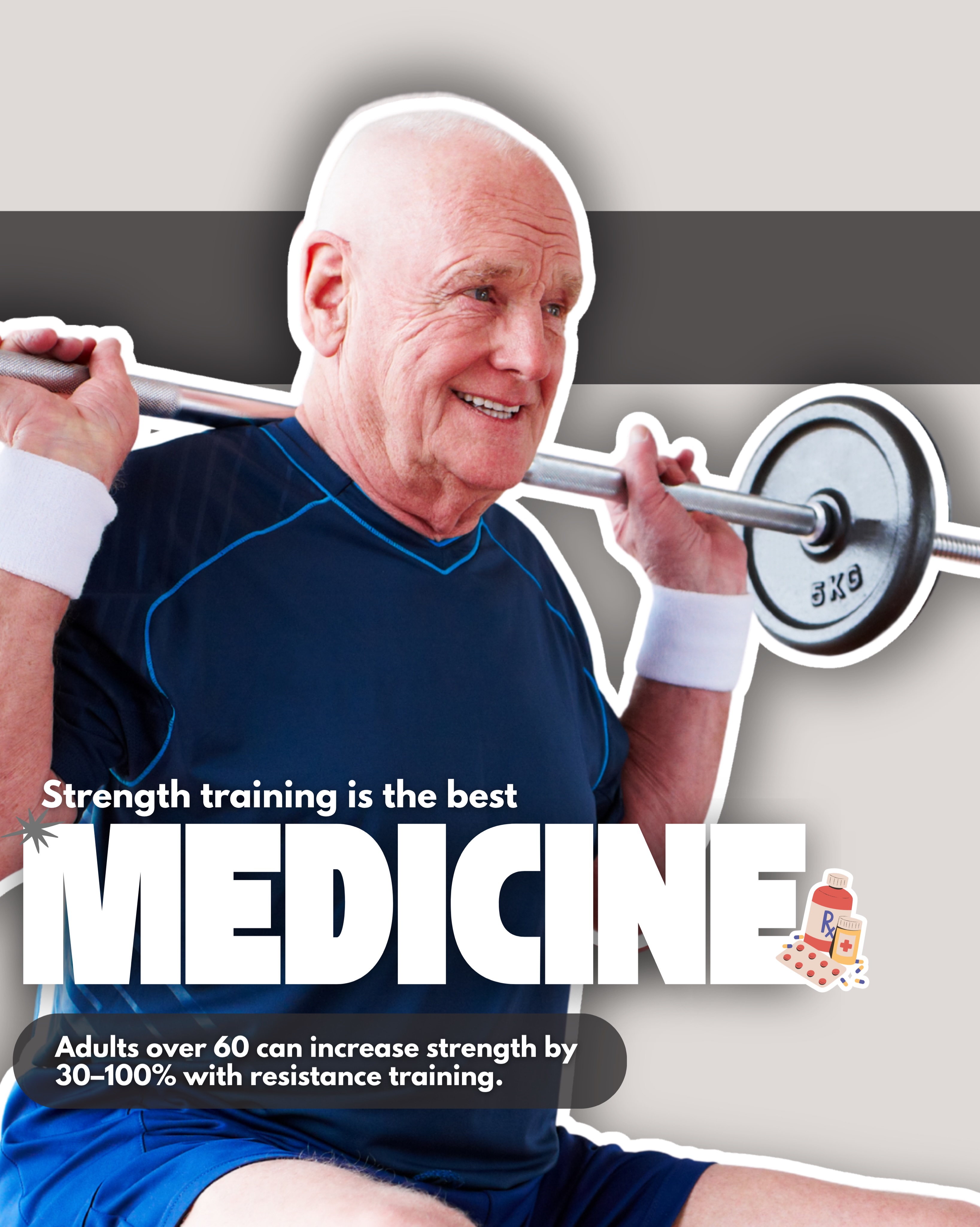 Strength Training: The Best Medicine for Healthy Aging 💪🧬
At BO Medical Center, we believe that one of the most powerful tools for healthy aging is strength training. Research shows that adults over 60 who participate in regular resistance exercise can maintain muscle mass, improve bone density, reduce the risk of falls, and preserve their independence for years to come.
Aging does not mean getting weaker. In fact, studies have shown that individuals in their 70s, 80s, and even 90s can significantly improve their strength, mobility, and quality of life through properly guided exercise programs.
Our team is committed to helping patients optimize their health through a comprehensive approach that includes preventive medicine, body composition analysis, weight management, hormone optimization, nutritional guidance, and lifestyle interventions designed to support long-term wellness.
The goal is not simply to live longer—it is to live stronger.
Rsvp
904-467-4431
💬 Write us your number to contact you!
🗣️ (904)___-______
📍 6100 Greenland Rd suite 301
Jacksonville,Fl 32258
Follow our medical staff:
👩🏾⚕️ @the_metabolic_md
👨🏻⚕️ @drjosebird
Hablamos español
🌐 www.bomedicalcenter.com
Facebook @b.o.medicalcenter
Instagram @b.o.medicalcenter