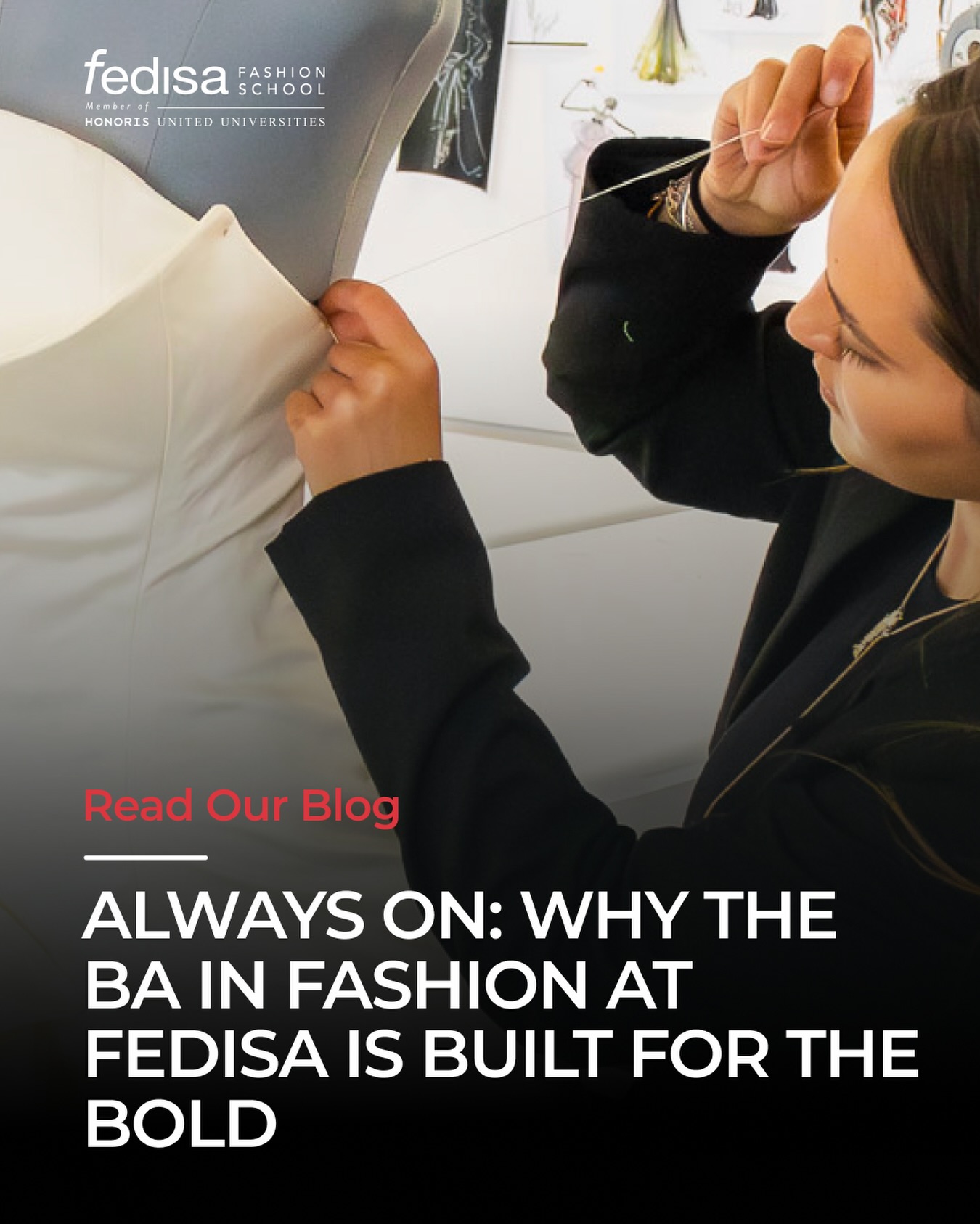 More Than Creativity. More Than Talent.
What does studying a BA in Fashion at FEDISA actually look like?
It is big ideas. Creative risk-taking and problem-solving. Concept development, garment construction, technical execution, and learning how to turn vision into reality.
At FEDISA, students do not just learn how to design. They learn how to think critically, work independently, and push beyond their comfort zones.
From industry-led projects and practical learning experiences to developing the creative, technical, and entrepreneurial skills needed to succeed in a fast-moving global industry, our BA Degree in Fashion prepares students to meet challenges head-on and build meaningful careers in fashion.
Ready to discover what life at FEDISA is really like?
Click the link in our bio to read our latest blog.
2027 Applications are now open. Apply today | www.fedisa.co.za
#FEDISA #BAFashion #FashionDesign #StudyFashion #FashionEducation