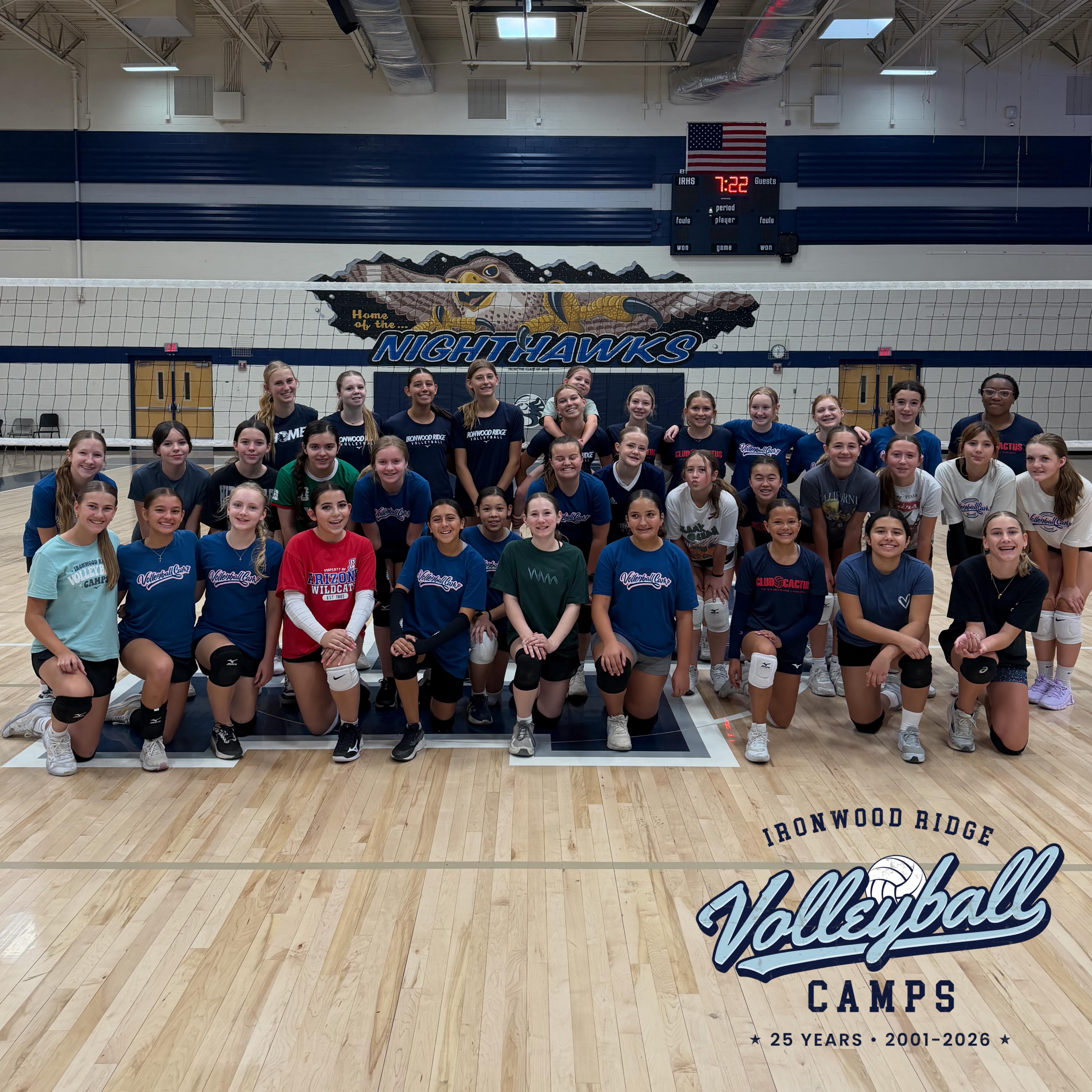 PREP SKILLS CAMP: Ironwood Ridge Volleyball Camps hosted the first camp of the summer with our Prep Skills Camp. A lot of work in the gym to prepare athletes for the high school season.
Next up is Serve/Reception Skills and Attacking Skills. For more information, please visit the link in our bio.