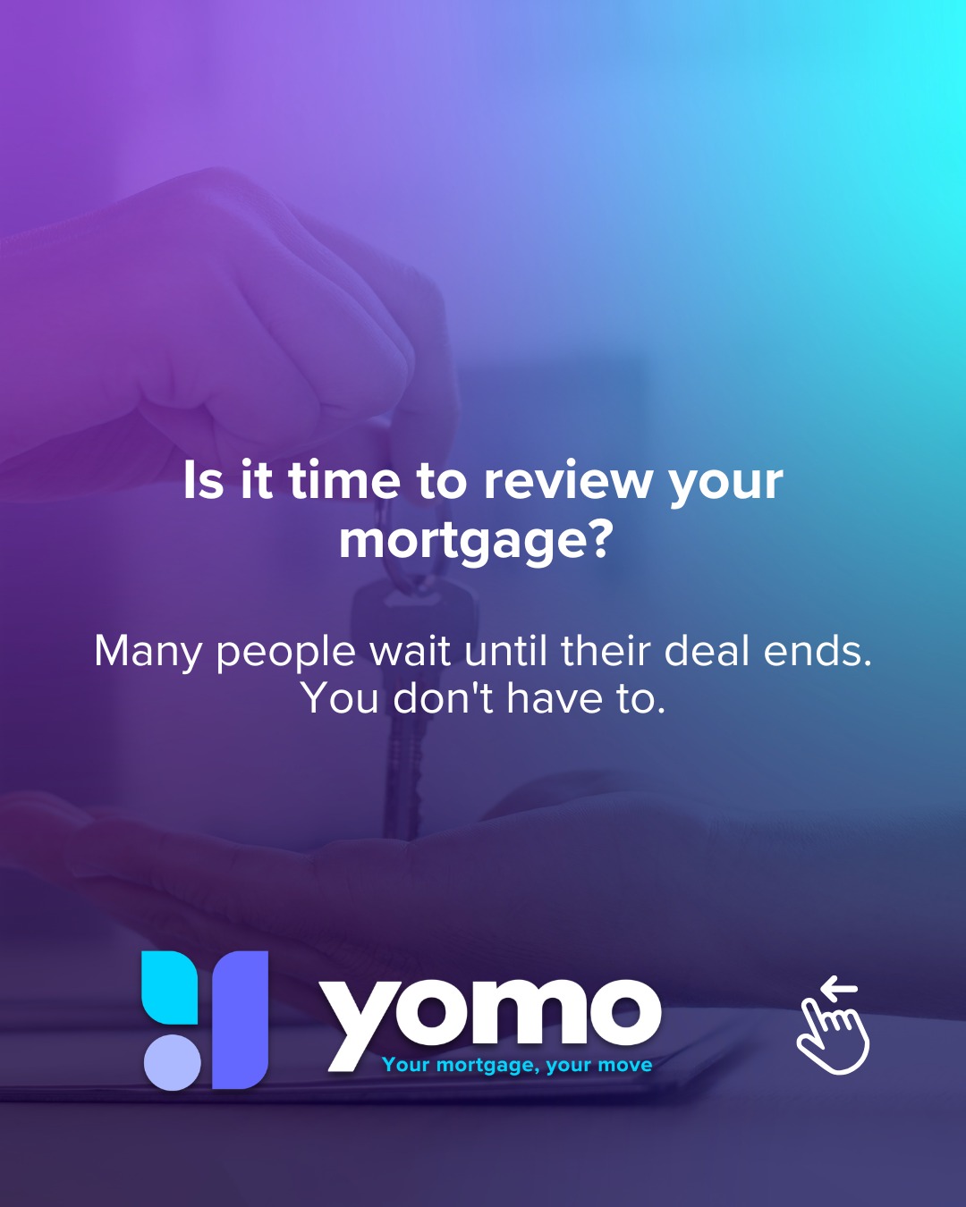 A mortgage isn’t something you should only think about when your deal ends.
Changes to your income, future plans, or even the wider market can all affect whether your current mortgage is still the right fit.
A quick review can help you understand your options and ensure your mortgage continues to work for you.
Please note: This post is for information purposes only and does not constitute financial advice. Your home may be repossessed if you do not keep up repayments on your mortgage or any other debts secured on it. There may be a fee for mortgage advice. The precise amount will depend upon your circumstances.
Yomo Finance Ltd is an Appointed Representative of The Right Mortgage Ltd, which is authorised and regulated by the Financial Conduct Authority.
#MortgageAdvice #Remortgage #Homeowner #UKProperty #YomoFinance