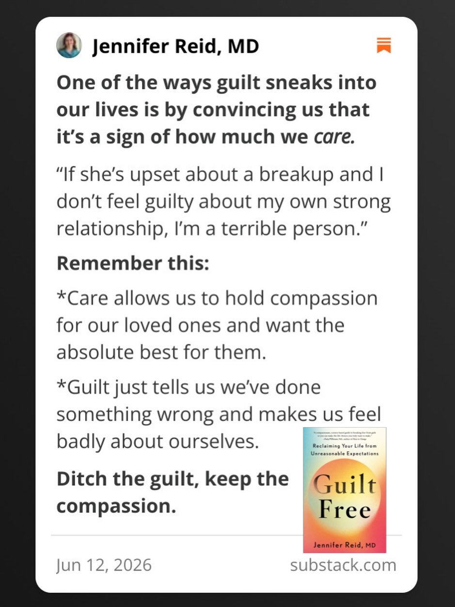 You can care deeply about someone without feeling guilty when they are struggling. You didn’t do anything wrong. Ditch the guilt, keep the compassion.
GUILT FREE is available widely in the US and UK (ebook and audiobook too!) Grab a copy today.
#guiltfree #amindofherown