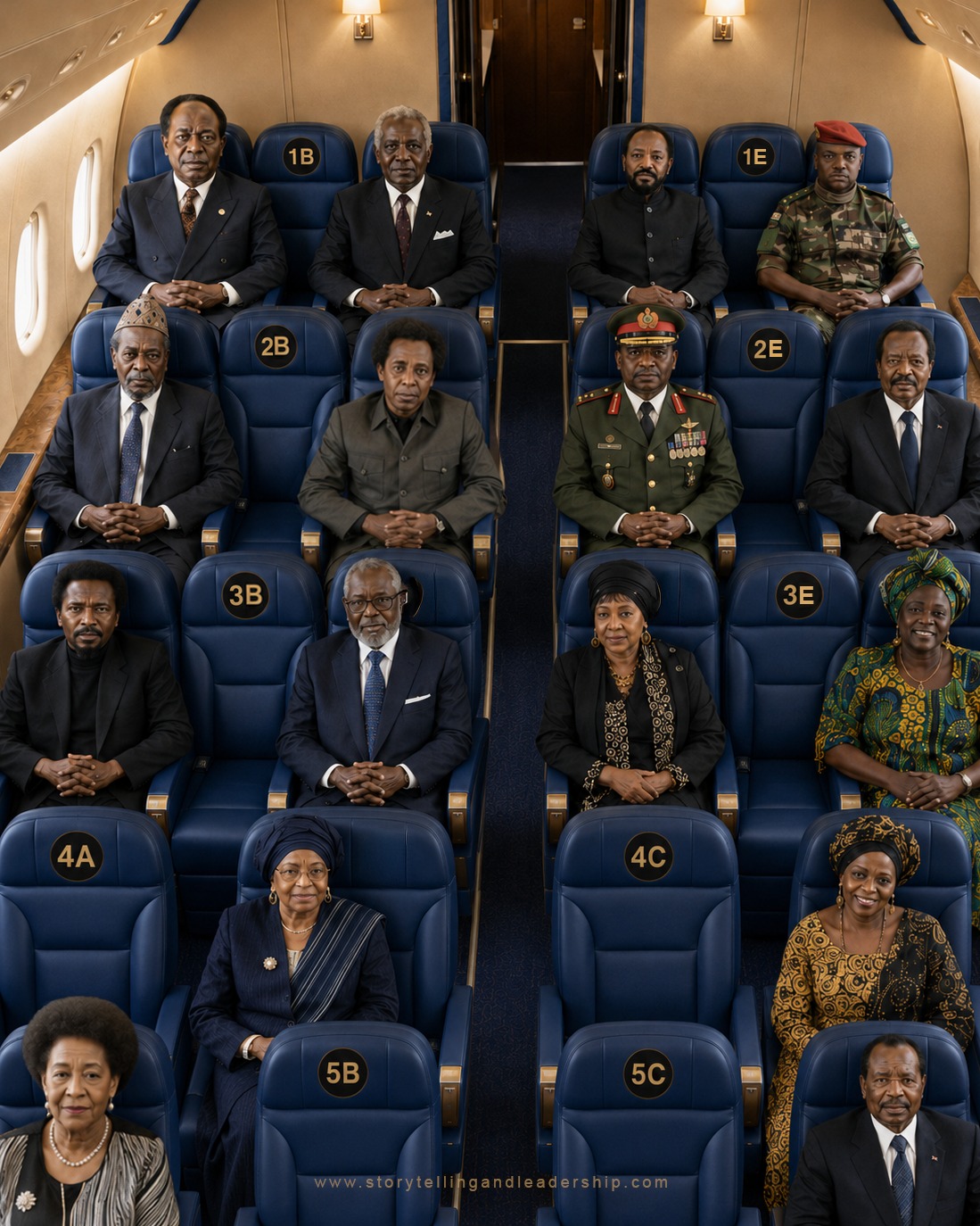 Itās Friday afternoon and time to fly home for the weekend.
But this is not an ordinary flight.
On board are African icons, freedom fighters, first presidents, activists, artists, reformers and controversial power figures who helped shape the story of the continent.
Which seat would you choose... and why?
1A: Kenneth Kaunda
1B: Open
1C: Kwame Nkrumah
1D: GraƧa Machel
1E: Open
1F: Ibrahim TraorƩ
2A: Jomo Kenyatta
2B: Open
2C: Steve Biko
2D: Sani Abacha
2E: Open
2F: Paul Biya
3A: Chris Hani
3B: Open
3C: Sam Nujoma
3D: Winnie Madikizela-Mandela
3E: Open
3F: Wangari Maathai
4A: Open
4B: Ellen Johnson Sirleaf
4C: Open
4D: Miriam Makeba
5A: Albertina Sisulu
5B: Open
5C: Open
5D: Samora Machel
One flight. One conversation. One seat.
Who are you sitting next to?
Choose your seat. Defend your answer.
.
.
.
#storytellingandleadership #africanleadership #africanhistory #panafricanism #chooseyourseat #leadershipmatters #liberationhistory #Africa #freedomfighters #africanicons #blackconsciousness #womeninleadership #africanwomen #historymatters