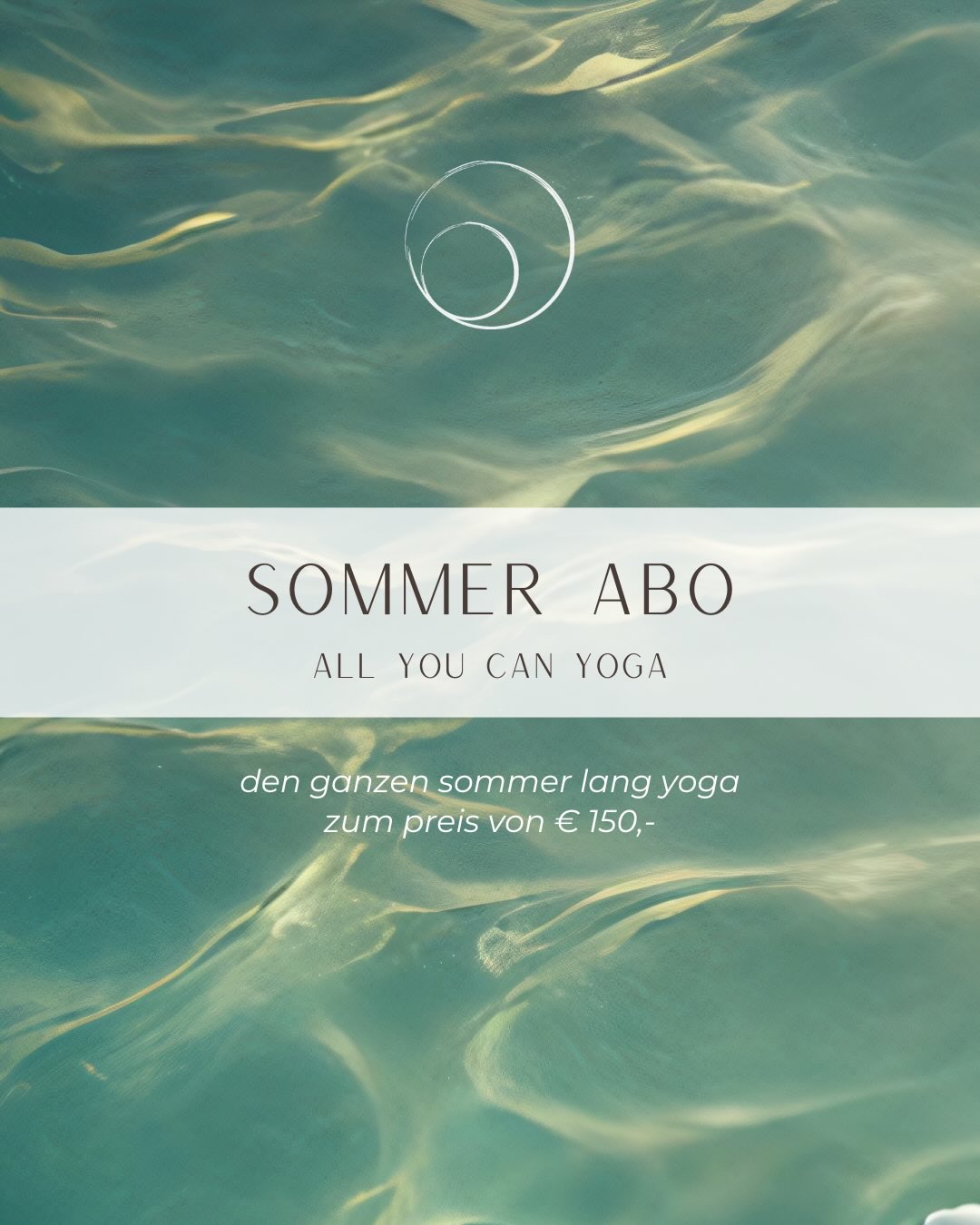 Verwöhnt mit dem Blick aufs weite Meer während unseres Sommer Retreats ‚Embody your Soul‘ in Kroatien, blicken wir schon mit großer Vorfreude auf den Yoga Sommerkursplan im ANIMA. In unseren kühlen Räumlichkeiten, sind wir den ganzen Sommer mit einem angepassten Yogaprogramm für euch da.
Von 13. Juli bis 13. September habt ihr die Chance, eure Yogapraxis in kleinen Gruppen mit fast individueller Betreuung von uns zu vertiefen. Unser —ALL YOU CAN YOGA ABO— schenkt euch zwei Monate so viel Yoga, wie du möchtest aus unserem Kursplan.*
Bist du bereit deinen Sommer Spirit zu spüren, um mit somatischem Yoga durch die Energie der Lebensfreude zu gehen?
We are ready for you and your energy!
Love,
Sabrina & Caroline
*Energieausgleich dafür liegt bei 150€ ALL INCLUSIVE. Nur buchbar im Zeitraum von 06. bis 09. Juli (22 Uhr). Keine Verlängerung möglich. Keine Barablöse. Abo kann nicht übertragen werden.
#allyoucanyoga #somaticyoga #yogaimsommer #embodiment #yogaallyearlong