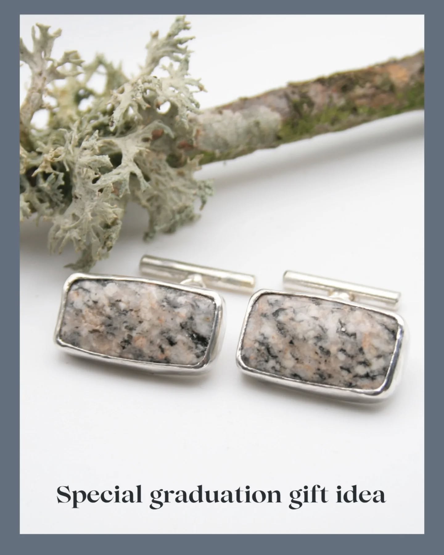 It's graduation season in Edinburgh and the city's universities are preparing for their graduation ceremonies. We're celebrating my son's graduation this week and it feels like such a significant milestone.
A few months ago I gifted him a pair of these cufflinks that I had made for him. However, I'm now thinking I should have saved them as a graduation gift!
The cufflinks are handmade from cobblestones that once lined Edinburgh's famous Royal Mile, which stretches from Edinburgh Castle to Holyrood Palace. They would make a wonderful keepsake for anyone who has studied in Edinburgh or elsewhere in Scotland, reminding them of their time at university.
They also come with a fascinating story which is great to share whenever someone asks about them.