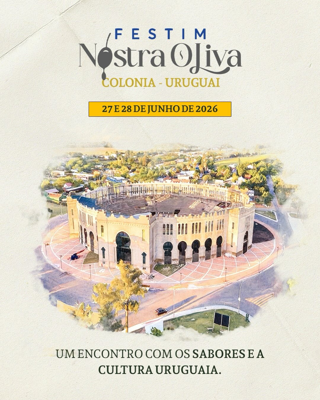O Festim Nostra Oliva Colonia-Uruguai é um convite para se aproximar de uma cultura rica em sabores, encontros e tradição.
Entre pratos inspirados na gastronomia uruguaia, música ao vivo e um cenário que acolhe, cada detalhe foi pensado para que você aproveite com tempo, presença e boa companhia.
Um momento para compartilhar, celebrar e sentir o que realmente importa.
Entre os dias 27 e 28 de junho, venha viver mais um Festim com a gente.
As vagas são limitadas e as reservas já estão abertas.
Garanta a sua no site www.olivasdegramado.com.br.
🇪🇸 El Festim Nostra Oliva Colonia-Uruguai es una invitación a vivir una cultura rica en sabores, encuentros y tradiciones.
Entre platillos inspirados en la gastronomía uruguaya, música en vivo y un ambiente acogedor, cada detalle ha sido cuidadosamente pensado para que lo disfrutes con calma, presencia y buena compañía.
Un momento para compartir, celebrar y sentir lo que realmente importa.
Del 27 al 28 de junio, ven y vive otro Festim con nosotros.
Los cupos son limitados y las reservas ya están abiertas.
Reserva tu lugar en www.olivasdegramado.com.br.
#OlivasDeGramado #FestimNostraOliva #CulturaUruguaya #GramadoRS #ColoniaUruguai