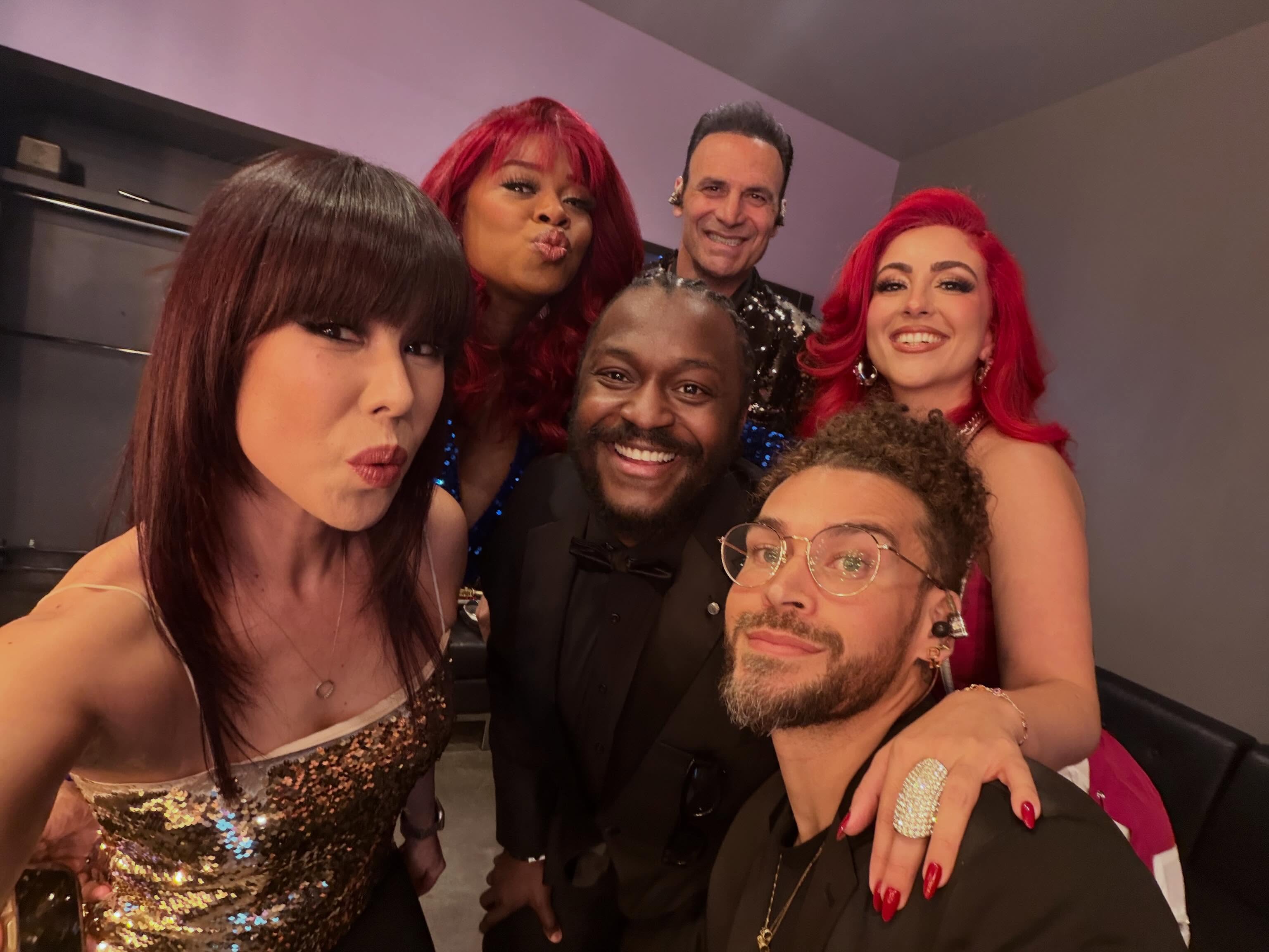 Great night at @thenovodtla with the amazing @iamalicaldwell @sonnystep @rocco_barbato @moniquesongbird @iamdrescot @synthony @synthonynorthamerica ✨🎤🎶🎻.
.
I’m continually grateful for work that takes me across so many genres, artists, venues, experiences, memories, emotions. It makes the constant travel and fatigue worth it!🙏🏻🩷