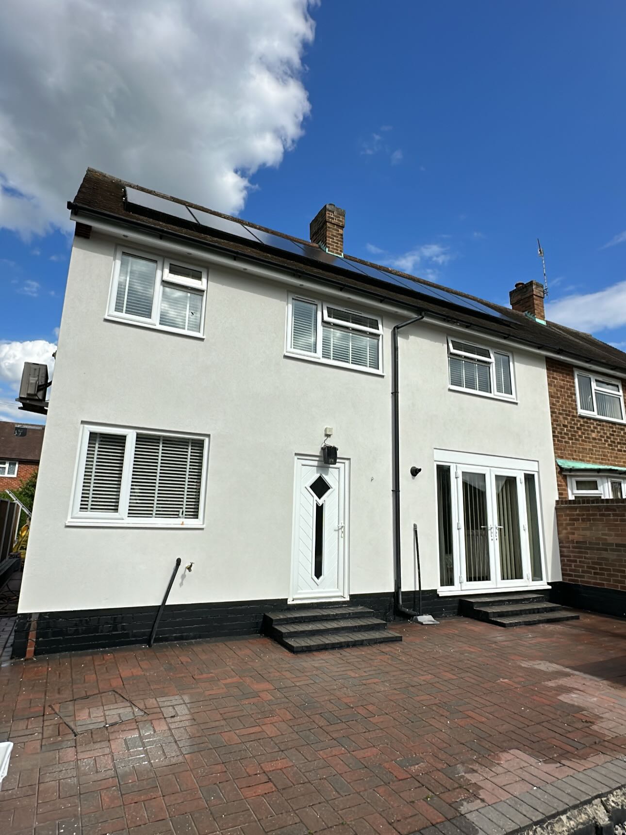 A complete transformation from front to back 👌
Following years of alterations and extensions, this property needed a finish that would tie everything together. We installed a premium silicone render system to create a modern, uniform appearance and dramatically enhance its curb appeal.
Finished in Johnstone’s Silicone Render, coated in the timeless shade Cushion White for a clean, contemporary look that will stand the test of time.
#colouredrender #siliconerender #nottingham