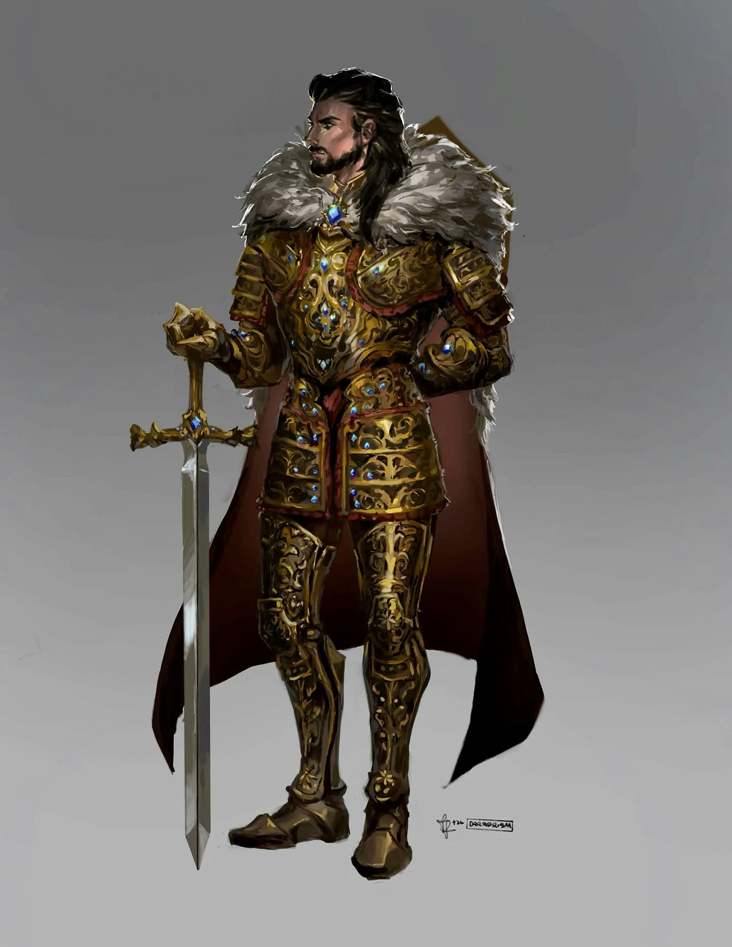 Some armor study, fit for a king 🗡✨️
#fantasyart #fantasyartist #fantasyconceptart #medieval #illustration