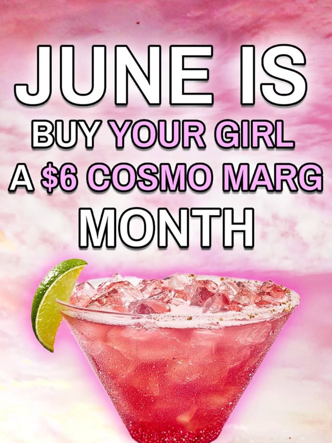 That's right—cosmo margs for just $6 at @chilis! 💃🍹Cheers to love, laughter, and liquid happiness! 🥳❤️
#stadiumpromenade #letseatoc #chilis #cosmomargarita #margaritalovers