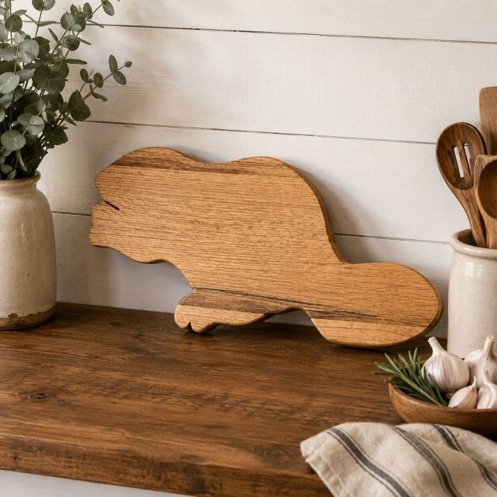 Bring a touch of Canadian charm to your table with our Rustic Beaver Serving & Cutting Board — handmade from Maple, Oak, Cherry, Curly Maple, or Walnut. Ideal for charcuterie, cheese boards, and everyday prep. Link in Bio #CharcuterieBoard #Handmade #CanadianMade #RusticDecor #Woodwork
