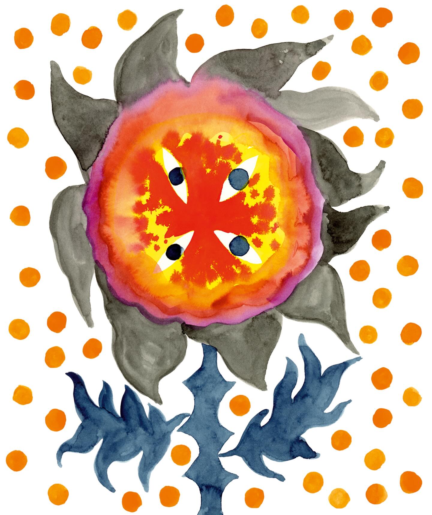 Fleur Tonnerre ~ La Tour
.
.
.
#flower #healing #art #ink #watercolours