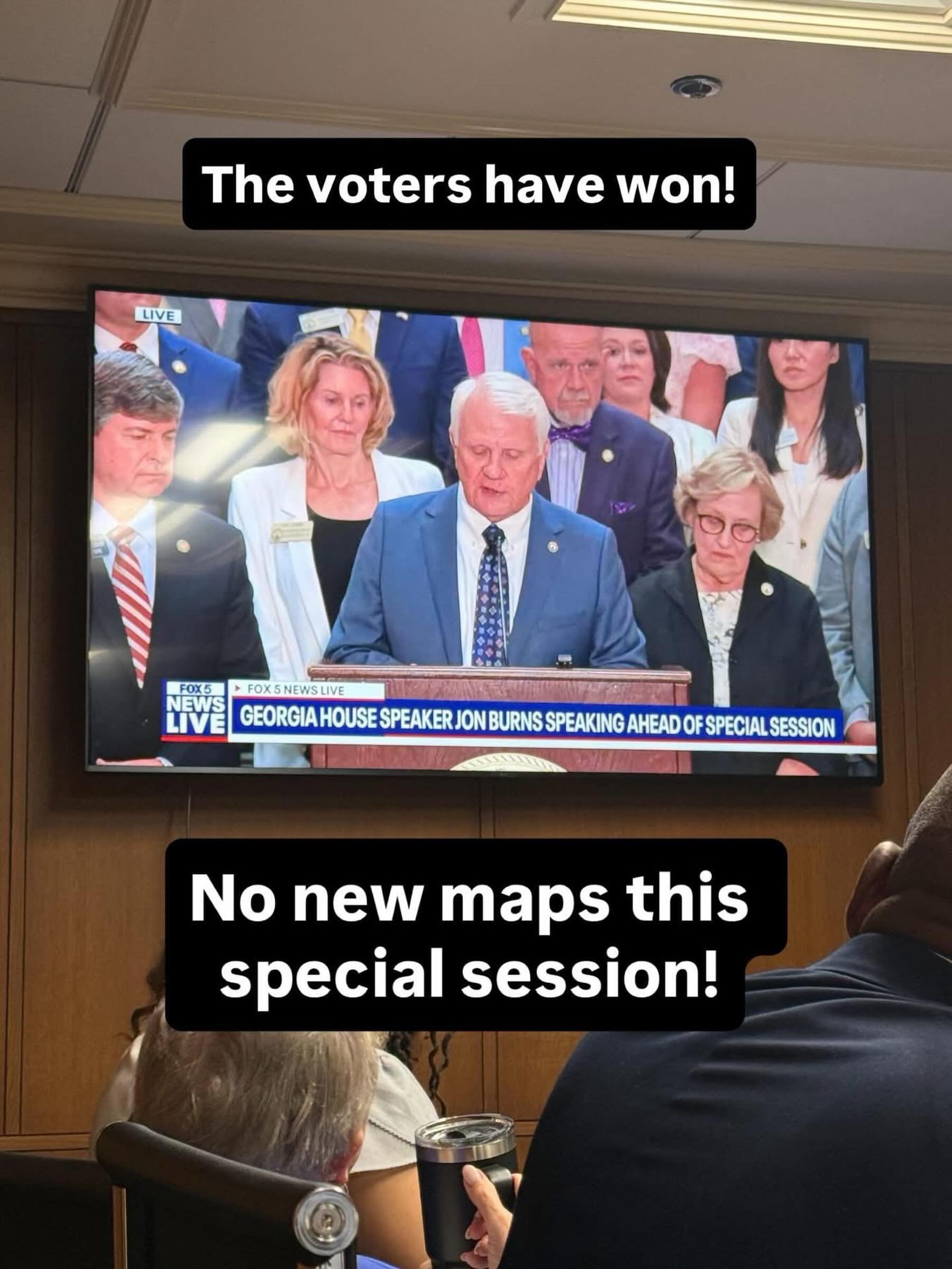 The people of Georgia spoke through us!