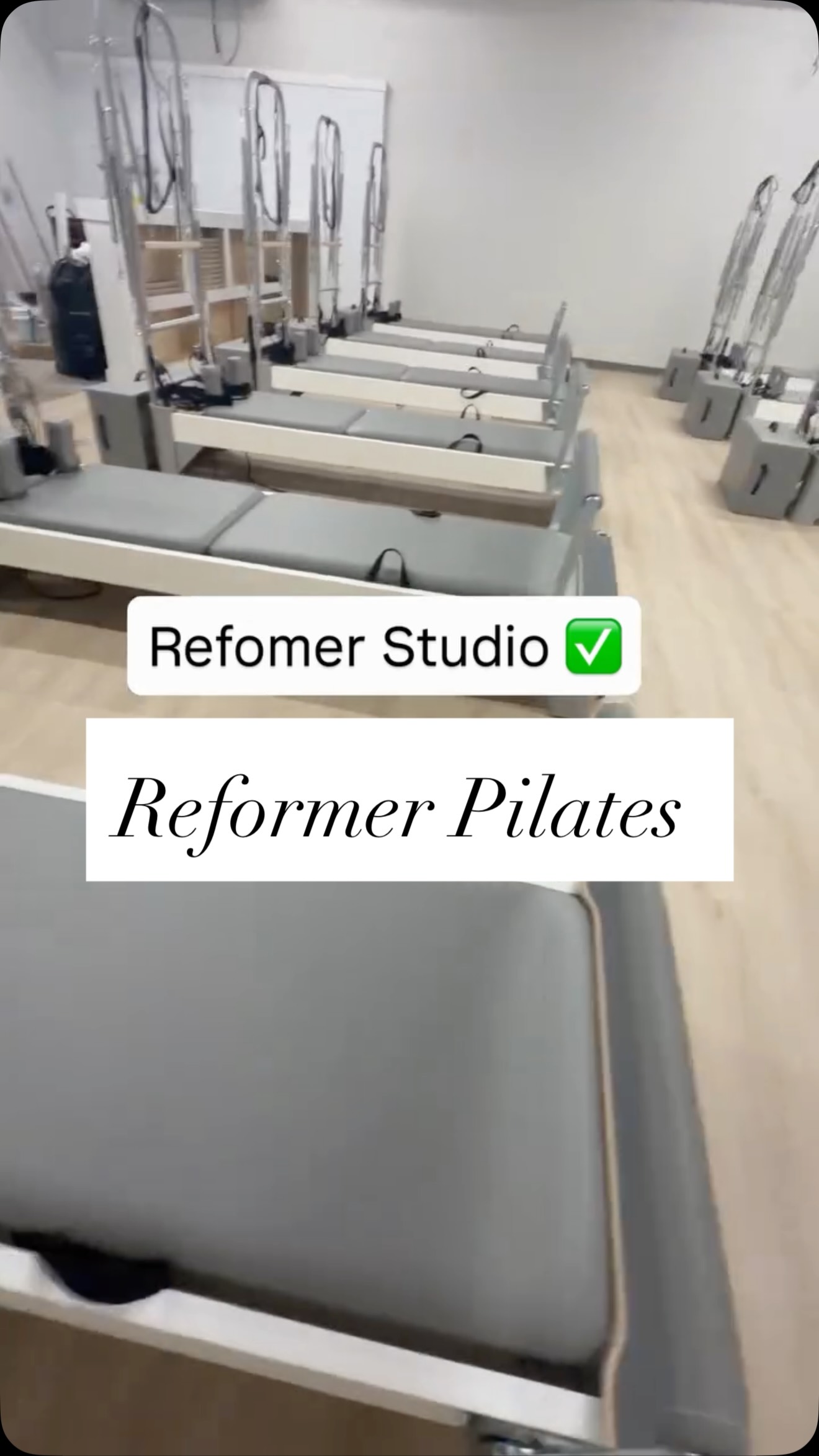 She’s ready! Are you? Booking is now open! #reformerpilates #womensonlygym #strengthtraining