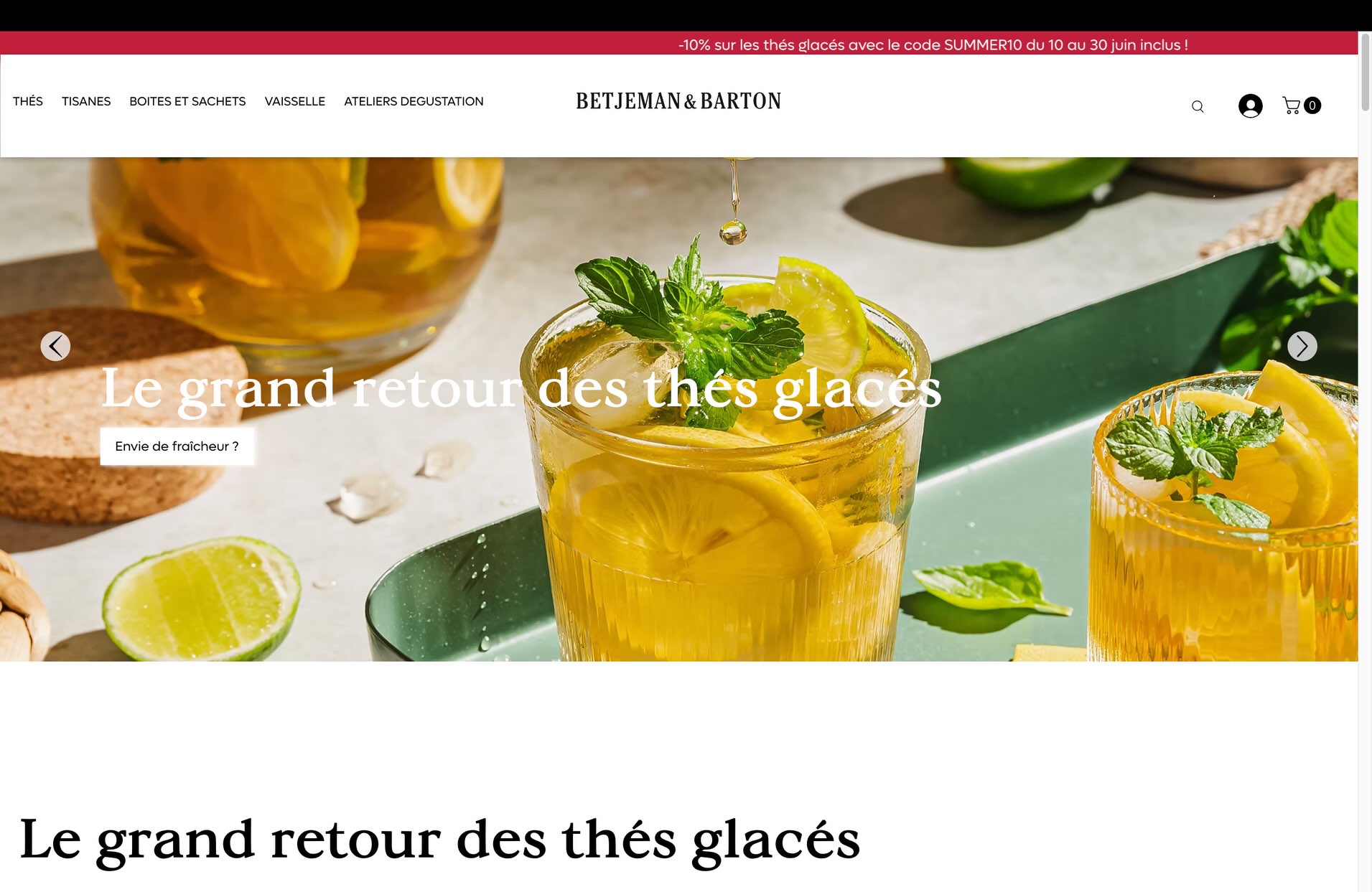 🎉IT’S ONLINE !
Le site internet de ma boutique est en ligne…. Certains d’entre vous le connaissent déjà bien !
Sur le site, vous pouvez désormais :
🍃 Retrouver et commander vos thés préférés,
📆 Réserver vos ateliers dégustation, le planning 2026 est en ligne,
📚Lire des articles autour du thé, de ses rituels, de ses secrets,
🎀Craquer pour une jolie tasse anglaise ou une théière un peu fofolle
🚚Les livraisons sont offertes à partir de 40€ d’achat et l’option click and collect est bien sûr possible.
🇬🇧 La boutique reste bien sûr 27 rue Marceau à Tours, avec ses parfums, ses boîtes, ses échanges et ses petites habitudes.
Mais désormais, elle a aussi une porte ouverte en ligne !
Je suis très heureuse de vous inviter à le découvrir.
À très vite, en boutique ou en ligne 🌿 le lien est en bio ⬆️
Delphine
#betjemanandbarton #toursmaville #boutiquedethe #the #tealovers atelierdegustation artdevivre ruemarceau