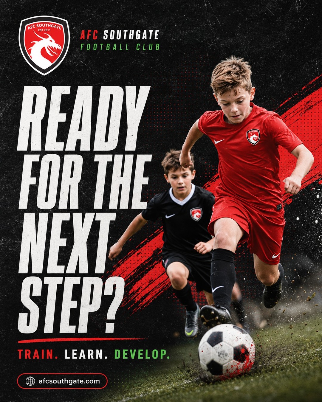The trials may be over, but the journey is just beginning.
At AFC Southgate, we’re all about helping young players grow in confidence, improve their game and enjoy football in a positive team environment.
Whether your child is new to football or looking to keep developing, our sessions are designed to support every player at the right level.
⚽ Development coaching
⚽ Team football
⚽ Goalkeeper training
⚽ Positive coaching environment
⚽ A club built around players, families and progress
Find out more at:
https://f.mtr.cool/jutgwwbrwx
#AFCSouthgate #YouthFootball #GrassrootsFootball #FootballDevelopment #SouthgateFootball #NorthLondonFootball #FootballTraining