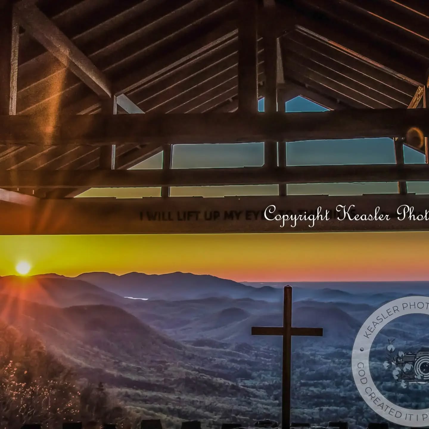 This particular print is available again after being sold on Etsy. You're invited to browse my collection on Etsy https://keaslerphotography.etsy.com if you're interested in this or other photographs. I can accommodate custom print sizes and mediums, and I'm here to help you find the perfect piece of art. #sunrise #prettyplace #landscapephotography #relgious #mountains