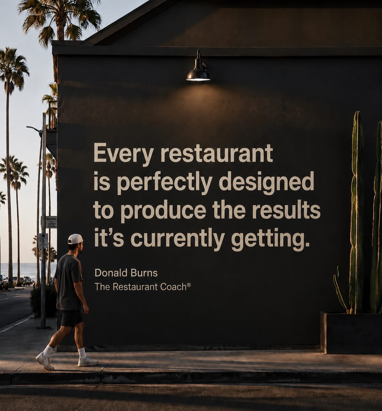 Every restaurant is perfectly designed to produce the results it’s currently getting.
Read that again.
Not the results you want.
Not the results you hope for.
The results you’re getting.
If your profit is low…
your systems produced that.
If turnover is high…
your culture produced that.
If you’re working 70 hours a week…
your operation produced that.
If your team can’t function without you…
your leadership structure produced that.
Most owners look at the outcome and call it a problem.
But outcomes are just evidence.
Evidence of the design underneath.
The restaurant isn’t broken.
It’s doing exactly what it was designed to do.
The hard truth?
You don’t rise to your goals.
You fall to your systems.
That’s why wishing doesn’t work.
That’s why motivation doesn’t last.
That’s why “working harder” rarely changes anything.
Because effort applied to a flawed system only helps you fail faster.
The restaurants that win aren’t lucky.
They have better designs.
Better systems.
Better standards.
Better leadership.
Better accountability.
And when you change the design…
The results change automatically.
Because every restaurant is perfectly designed to produce the results it’s currently getting.
The question is:
Do you like the results your design is creating?