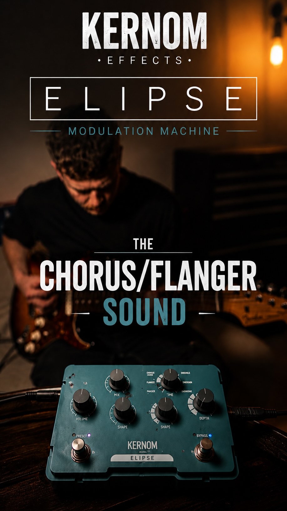 That chorus/flanger blend on the @kernomofficial Elipse never gets old ✨
#Kernom #KernomElipse #GuitarTone #Modulation #GuitarPedals