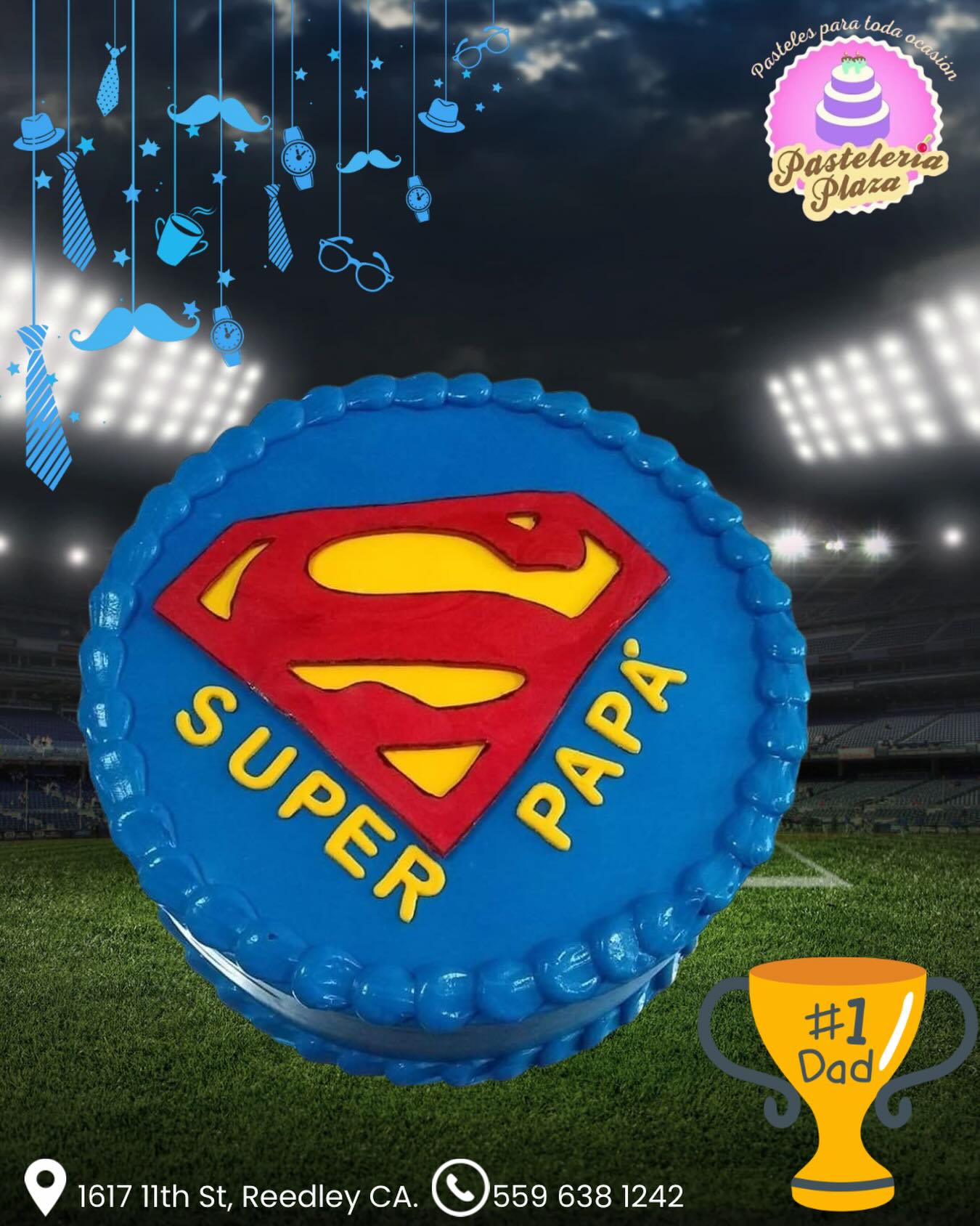 Súper papá 👨 💙🎂
Un Pastel 3 leches para consentir a papá en su día 🥳🥳