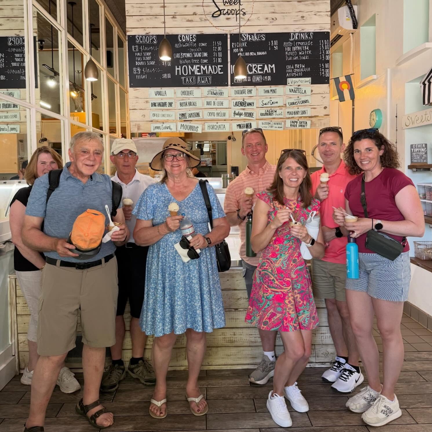 It was a hot day on our walking tour in Sonoma yesterday, but our guests agree… @sweetscoopsicecream was the best way to cool down! 🍦