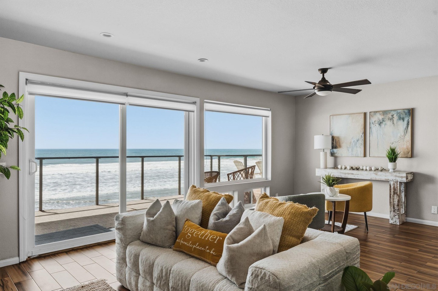 JUST LISTED | Imperial Beach
📍 1320 Seacoast Dr, Unit H
3 Bed | 2 Bath | 1,351 SF
Offered at $1,099,000
Wake to the sound of waves on Imperial Beach's coveted Seacoast Drive, where sweeping ocean views and unforgettable sunsets unfold from the main living area, kitchen, and your private balcony.
Thoughtfully updated throughout, this beachfront residence blends modern finishes with the easy elegance of coastal living. An open-concept kitchen and living area with abundant cabinetry and a large island flows effortlessly, perfect for quiet mornings or entertaining. In-unit laundry, covered garaged parking, and secure entry complete the home.
What truly sets it apart is the setting: with the protected Tijuana River Estuary nearby and no housing directly across the street, you'll enjoy a rare tranquility, migratory birds, walking trails, and open space at your doorstep, sand and surf just steps away.
Minutes from shops and restaurants, yet a world apart.
For more information or to schedule a private showing, please contact us directly.
Listed by: Michael Sutton
📲 619-504-2785