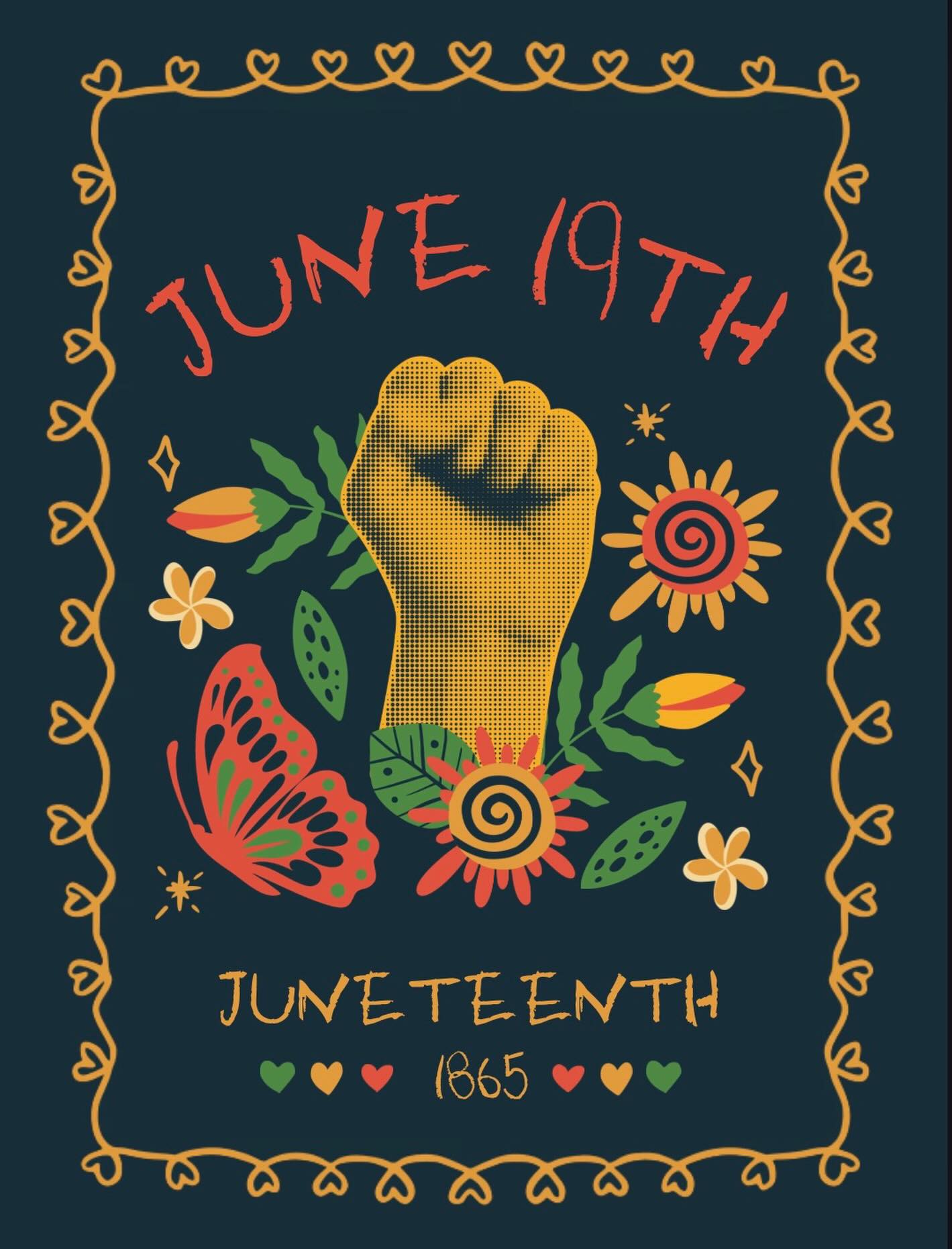 Today we celebrate Black freedom, Black resilience, Black creativity, and Black joy.
Juneteenth marks the day the last enslaved people in the United States learned of their freedom… more than two years after the Emancipation Proclamation was signed. It is a day of celebration, but also a reminder that freedom, justice, and equity are ongoing pursuits.
As we honor this day, we celebrate the contributions of Black artists, entrepreneurs, educators, organizers, and leaders who continue to shape our communities. We also recognize that many of the systems that create barriers for young people, especially Black and Brown youth, still exist today.
We believe in the power of creativity, opportunity, and community to help build a more just future. We remain committed to creating spaces where young people can be seen, heard, supported, and empowered to thrive.
Today we celebrate. Today we reflect. And today we recommit ourselves to the work still ahead. ✨
👩🏽💻Post by Marcela