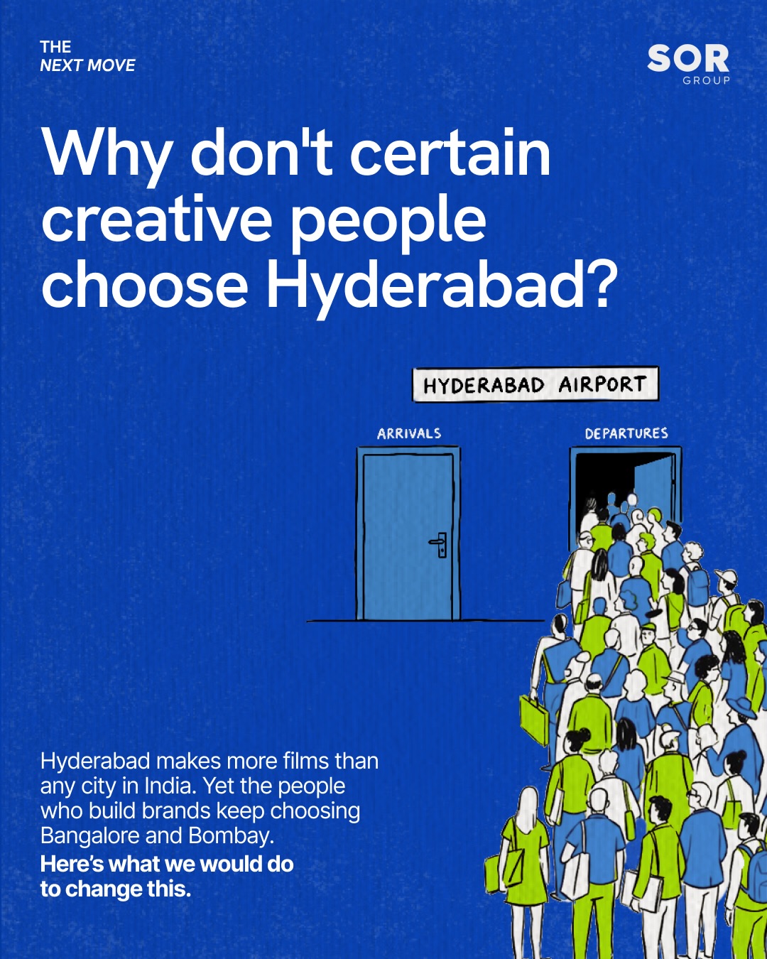 Make creative work cool again in Hyderabad!