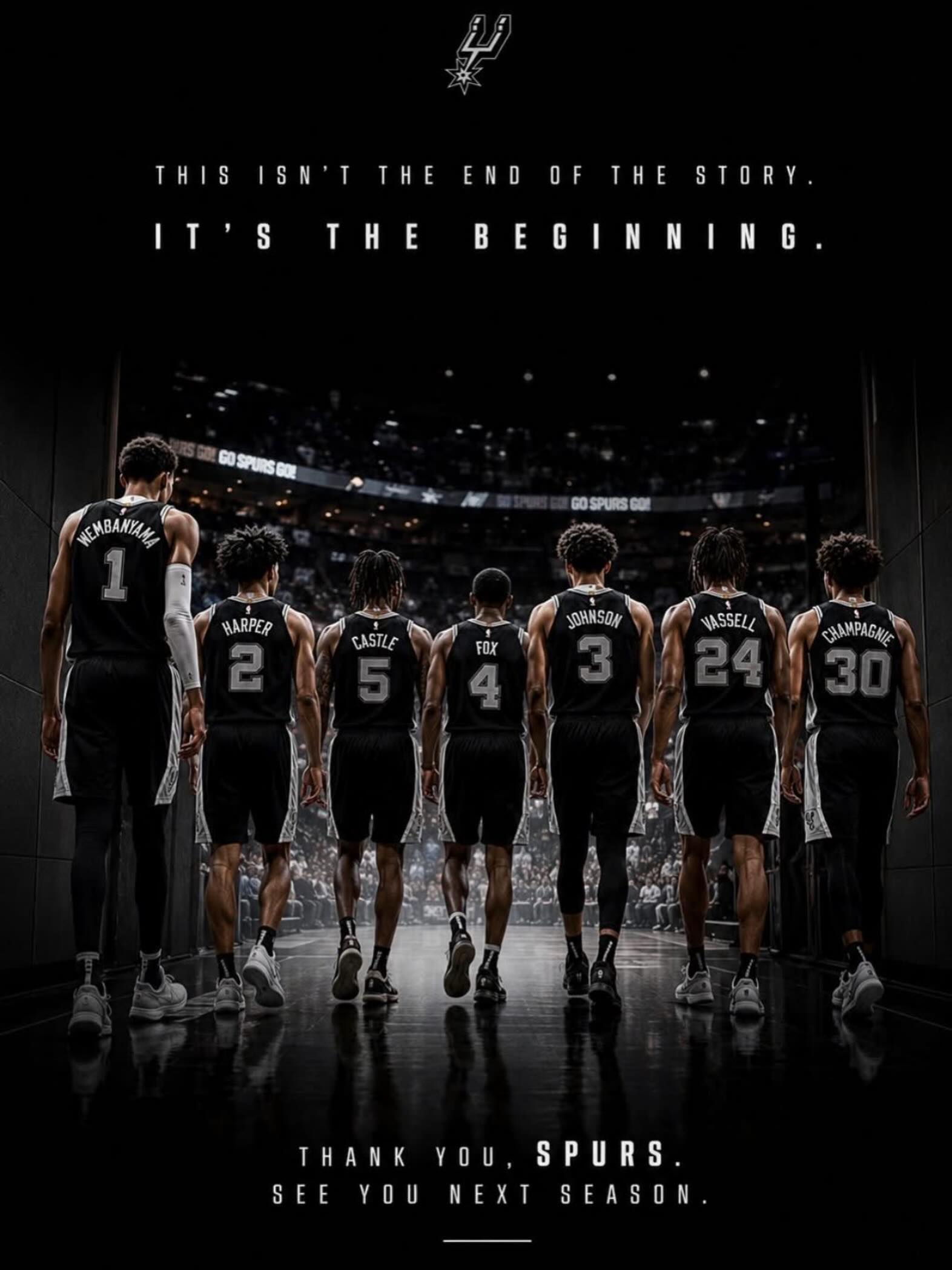I appreciate the words from Alamo City Moms… No cause for celebration, no reason for shame. The Spurs may not have won tonight, but they are:
One of the youngest NBA teams ever to reach the finals.
A reason for San Antonio to celebrate and come together again.
Truly, a credit to our city.
We are Spurs Por Vida 🧡🩷🩵