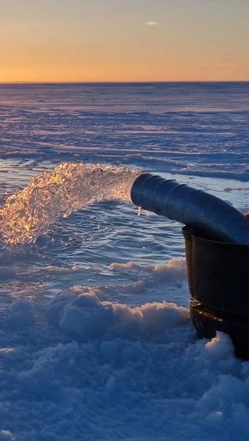 Pumping salt to slow down the melting of sea ice: "genius"