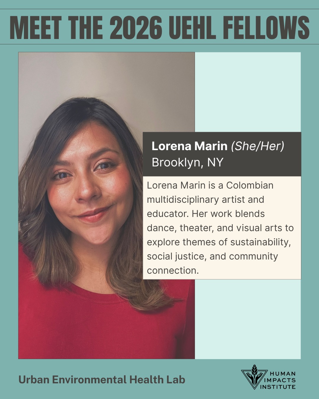 We're excited to begin introducing our 2026 Urban Environmental Health Lab Fellows! Meet the first six changemakers joining us to explore the intersections of environmental health, justice, and community well-being. 🌱✨
Throughout the fellowship, they'll engage in collaborative learning, build practical skills, and develop projects that promote environmental health and justice in their communities.
We're excited to support their growth, amplify their voices, and learn alongside them over the coming months. Stay tuned as we introduce each fellow and share their work!
#EnvironmentalJustice #UrbanEnvironmentalHealth #ClimateJustice #EnvironmentalLeadership #SocialJustice